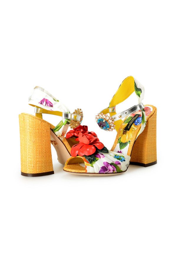 Dolce & Gabbana o1y0925 Ankle Strap Sandals in Multicolor Size US 4 / IT 34 - 5 Thumbnail