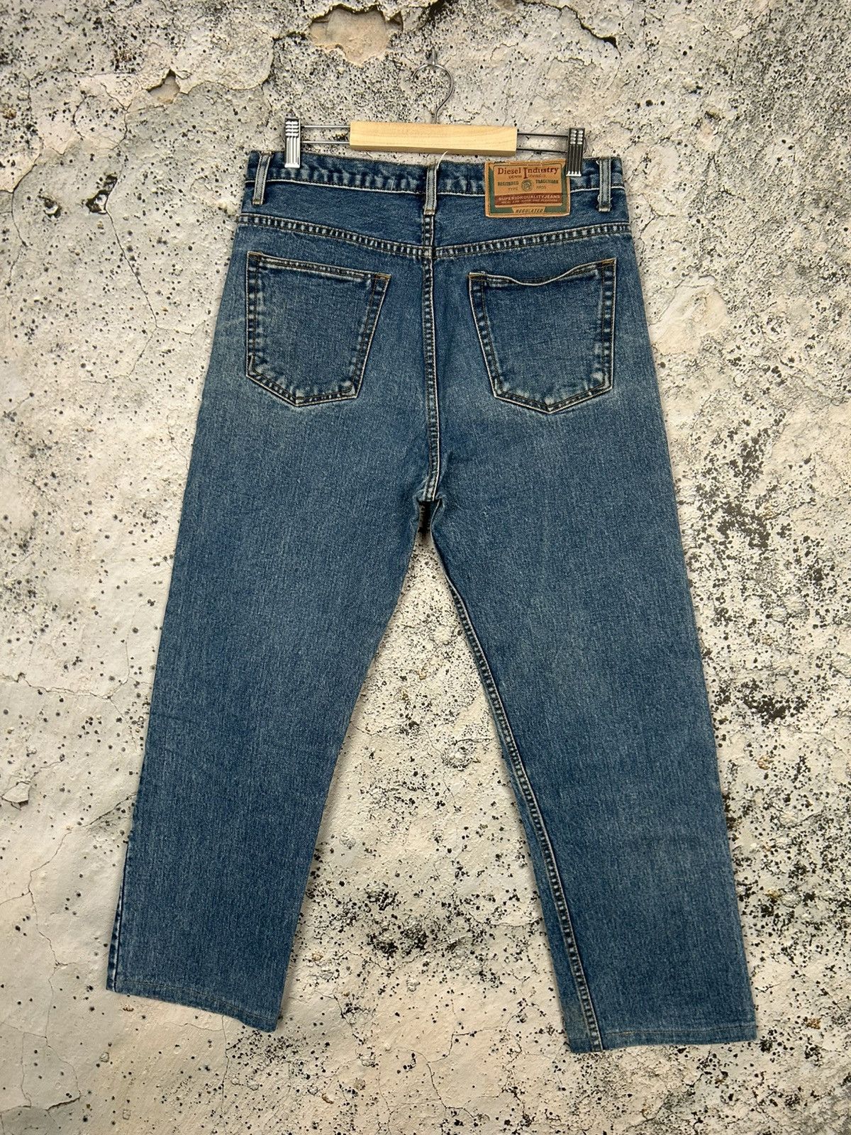 Diesel Vintage Diesel Industry Denim Division 90s Blue Grunge Size US 32 / EU 48 - 4 Thumbnail