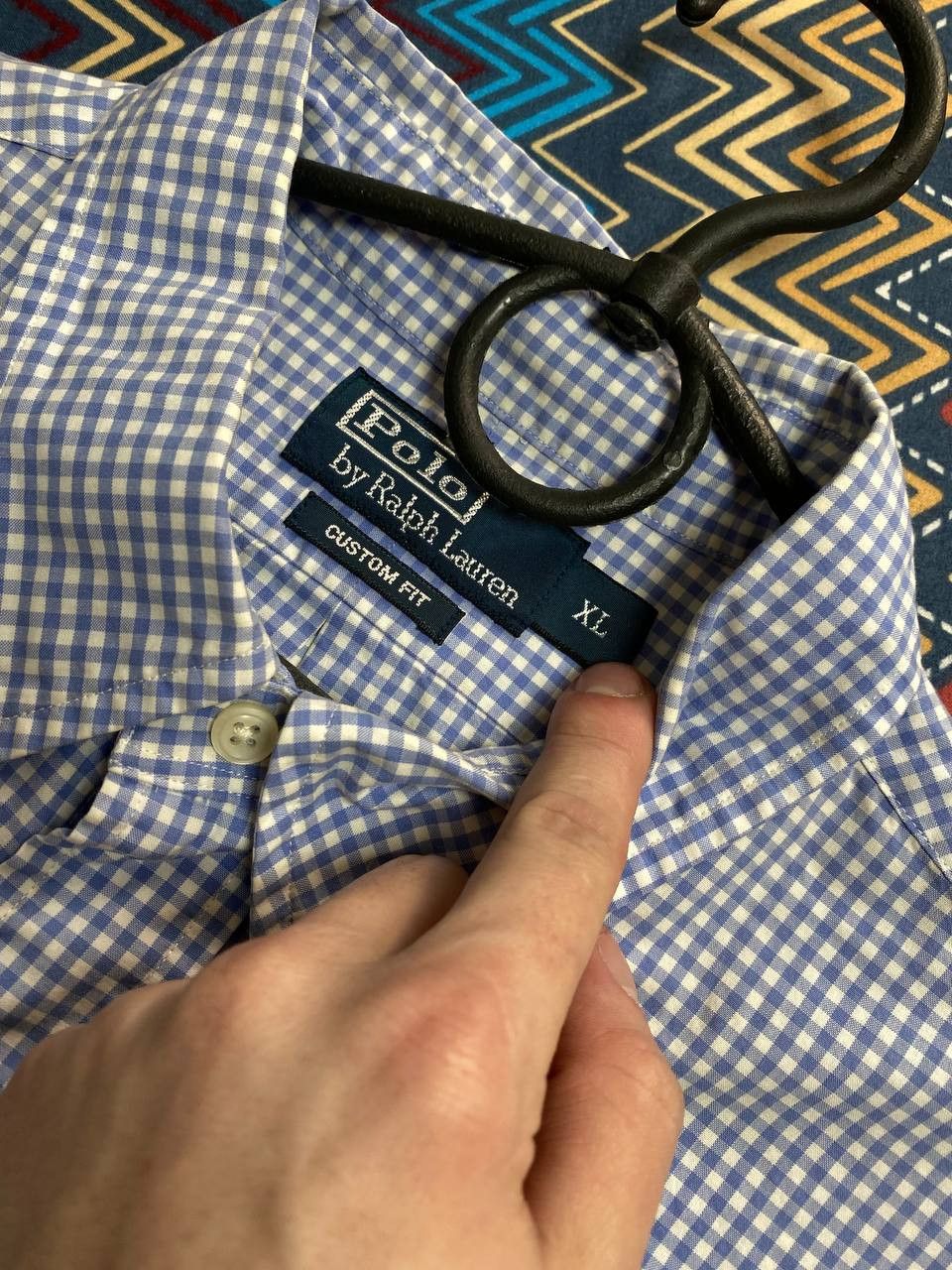 Polo Ralph Lauren × Ralph Lauren × Vintage Polo Ralph Lauren striped shirt buttons Size US XL / EU 56 / 4 - 2 Thumbnail
