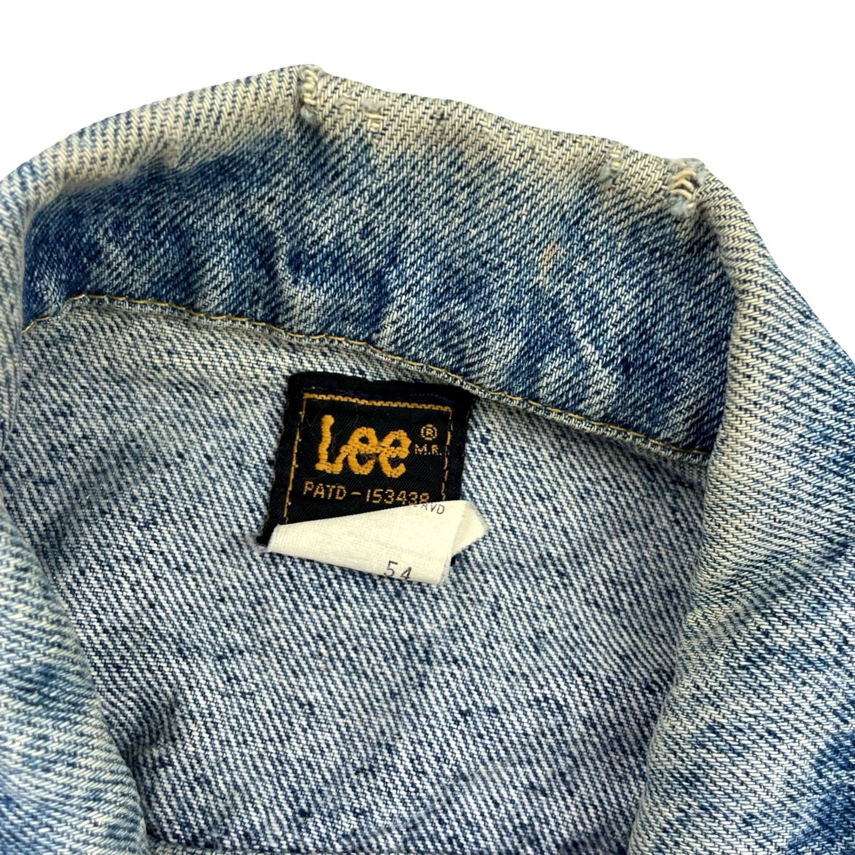 Lee VINTAGE Lee Men’s Denim Trucker Jean Jacket Blue 46R Size US 30 / EU 46 - 7 Thumbnail