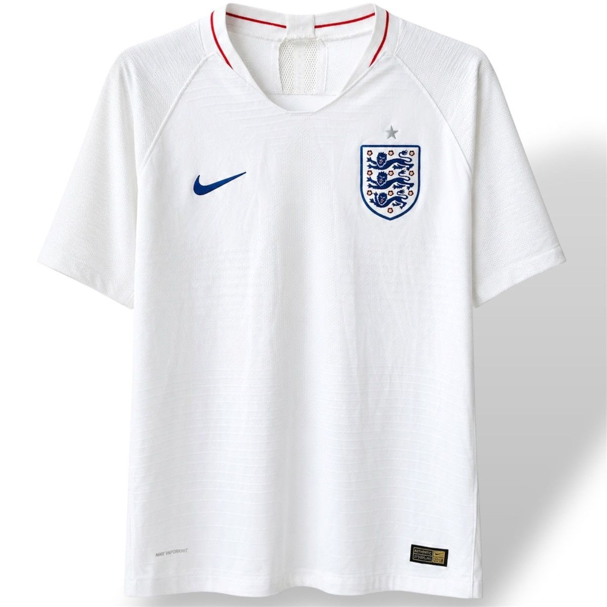 Nike 2018/19 ENGLAND TEAM HOME PLAYER ISSUED SOCCER JERSEY Size US XL / EU 56 / 4 - 1 Thumbnail