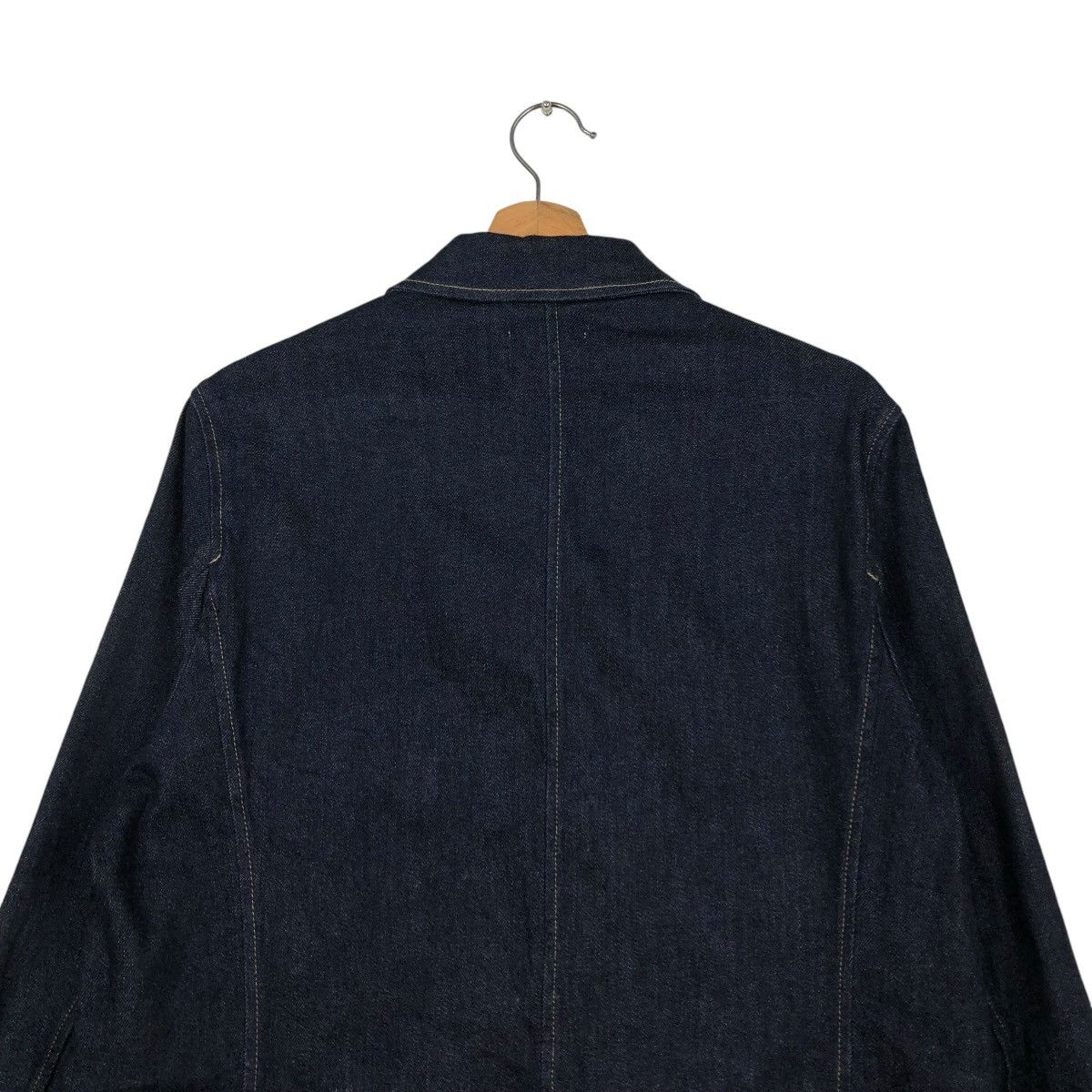 Japanese Brand 🔥VINTAGE DENIM JACKET BIKER UNIQLO INES DE LA FRESSANGE Size US L / EU 52-54 / 3 - 11 Thumbnail