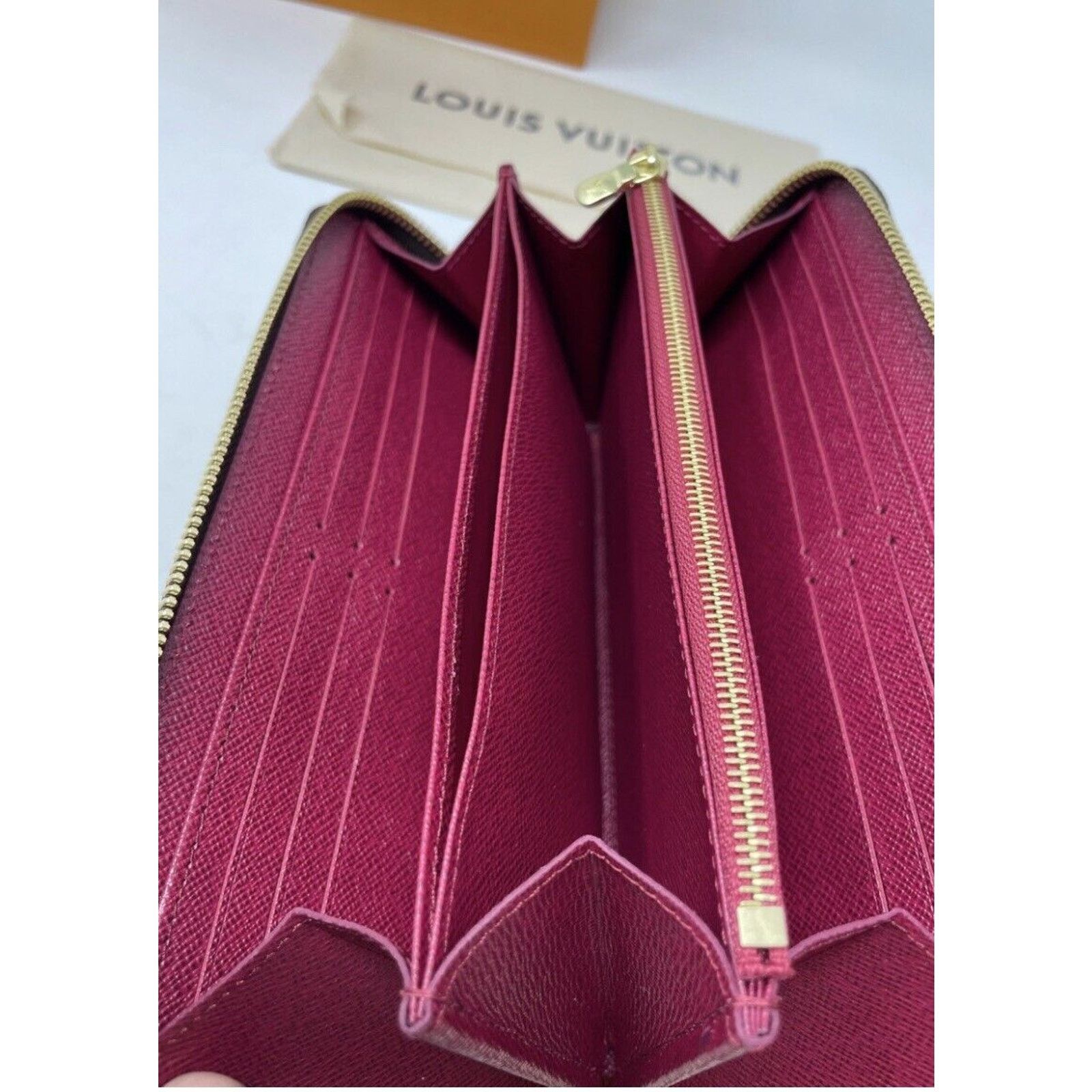 Louis Vuitton Louis Vuitton Zippy Wallet Monogram/Fuchsia Women Wallet Size ONE SIZE - 9 Thumbnail