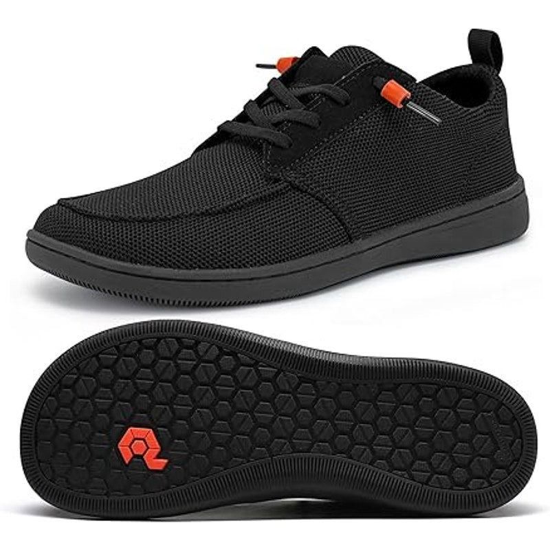 Other Pulltop Men's Size 8 Black Lace Up Barefoot Casual Shoes Size US 8 / EU 41 - 1 Thumbnail