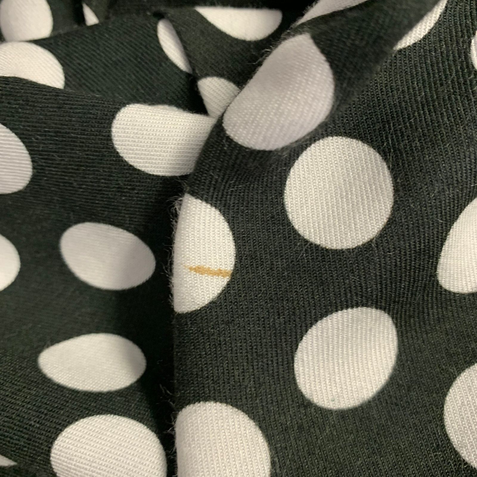 AMI AMI Black White Polka Dot Long Sleeve Shirt Size US S / EU 44-46 / 1 - 8 Thumbnail
