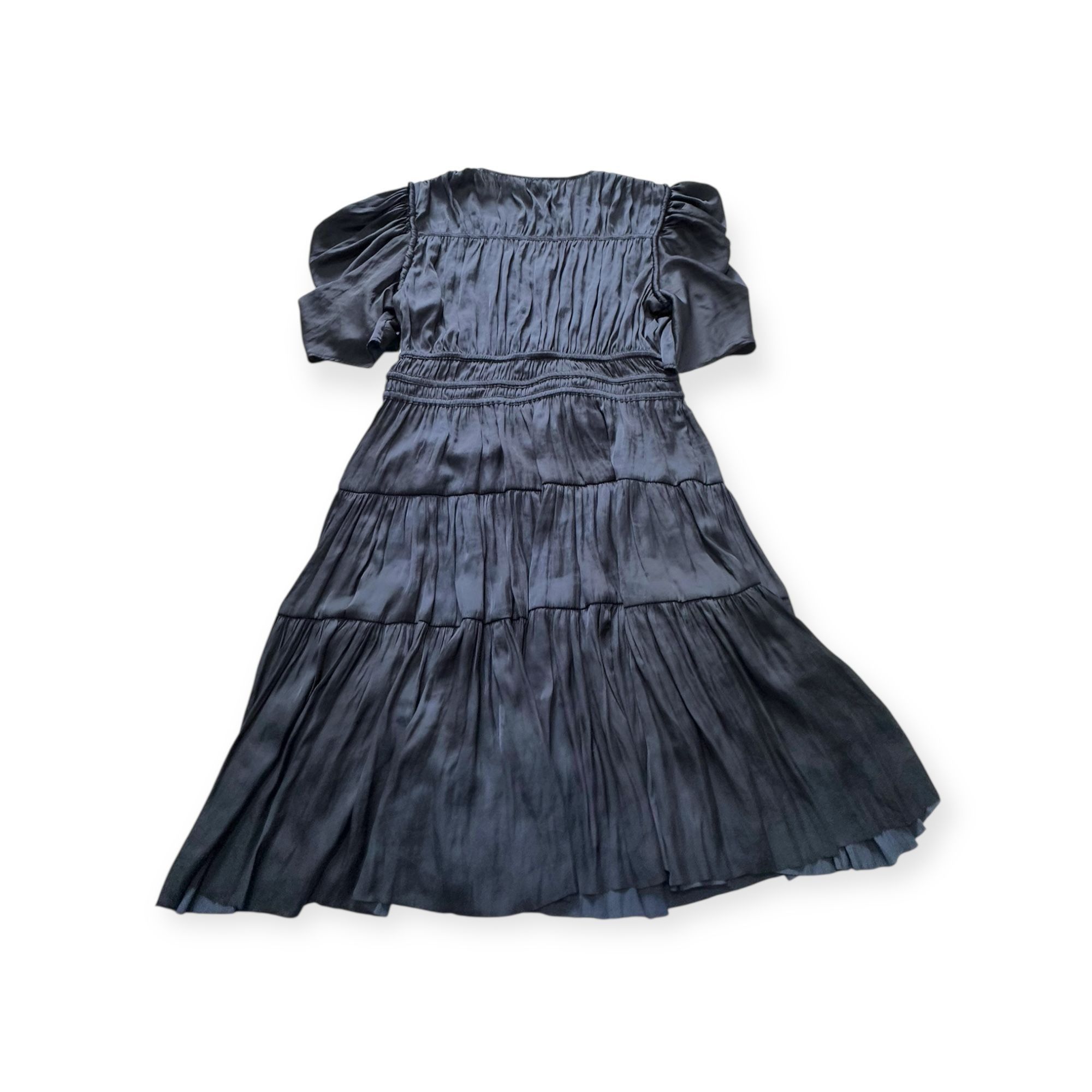 Ulla Johnson Ulla Johnson Azaria Dress Midnight Plissé Satin Mini Size 12 Size XL / US 12-14 / IT 48-50 - 6 Thumbnail