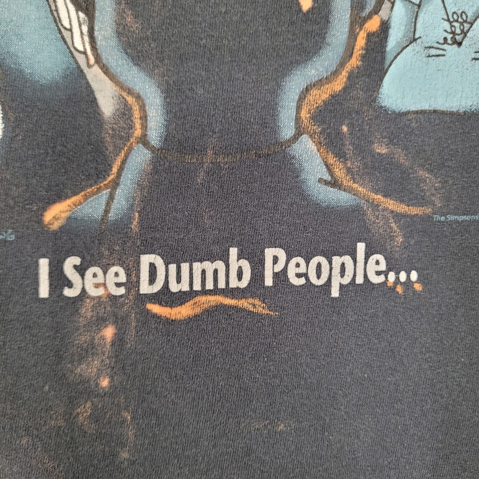 The Simpsons Simpsons 6th Sense Parody Shirt Small I See Dumb People Size US S / EU 44-46 / 1 - 5 Thumbnail