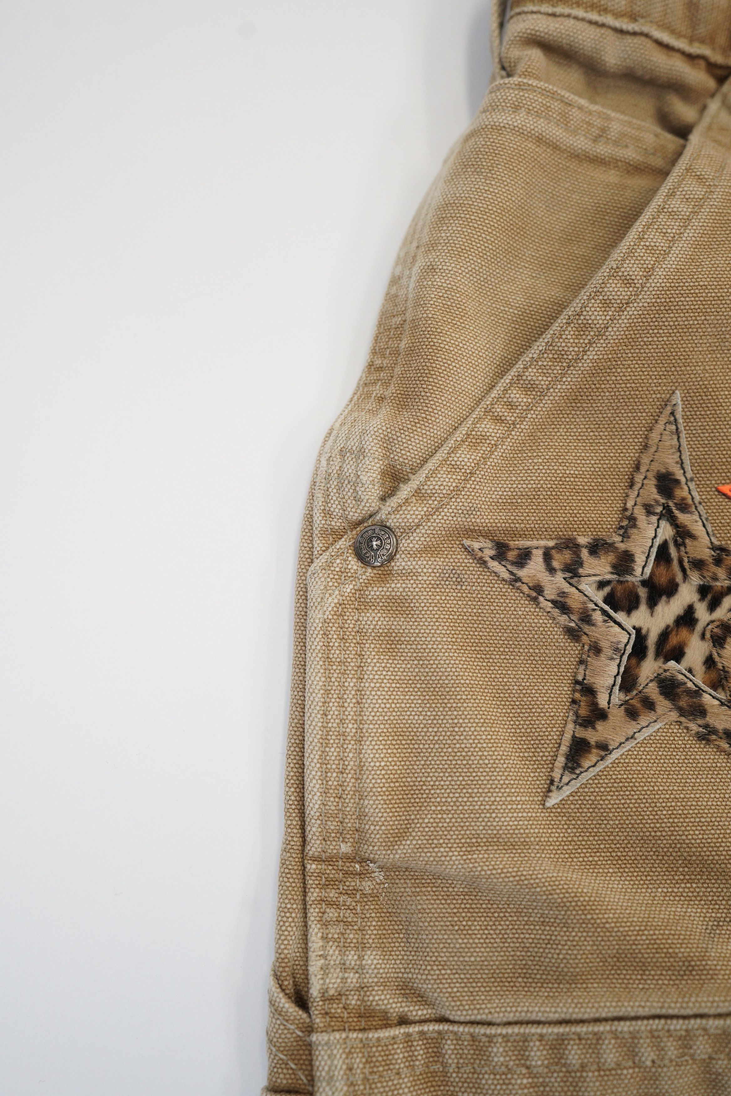Chrome Hearts Chrome Hearts Las Vegas Orange Cheetah Star Carpenter Pants Size US 28 / EU 44 - 8 Thumbnail