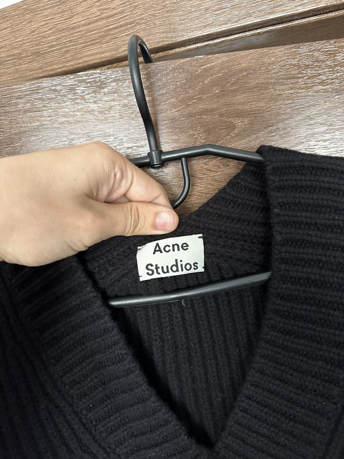 Acne Studios Acne Studios Rib Knit Wool Sweater Pullover Size M / US 6-8 / IT 42-44 - 8 Thumbnail