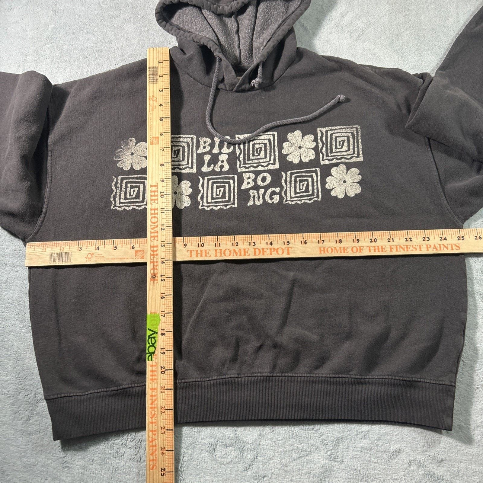 Billabong Billabong Crop Hoodie Womens Medium Big Loose Grunge Floral Size M / US 6-8 / IT 42-44 - 8 Thumbnail