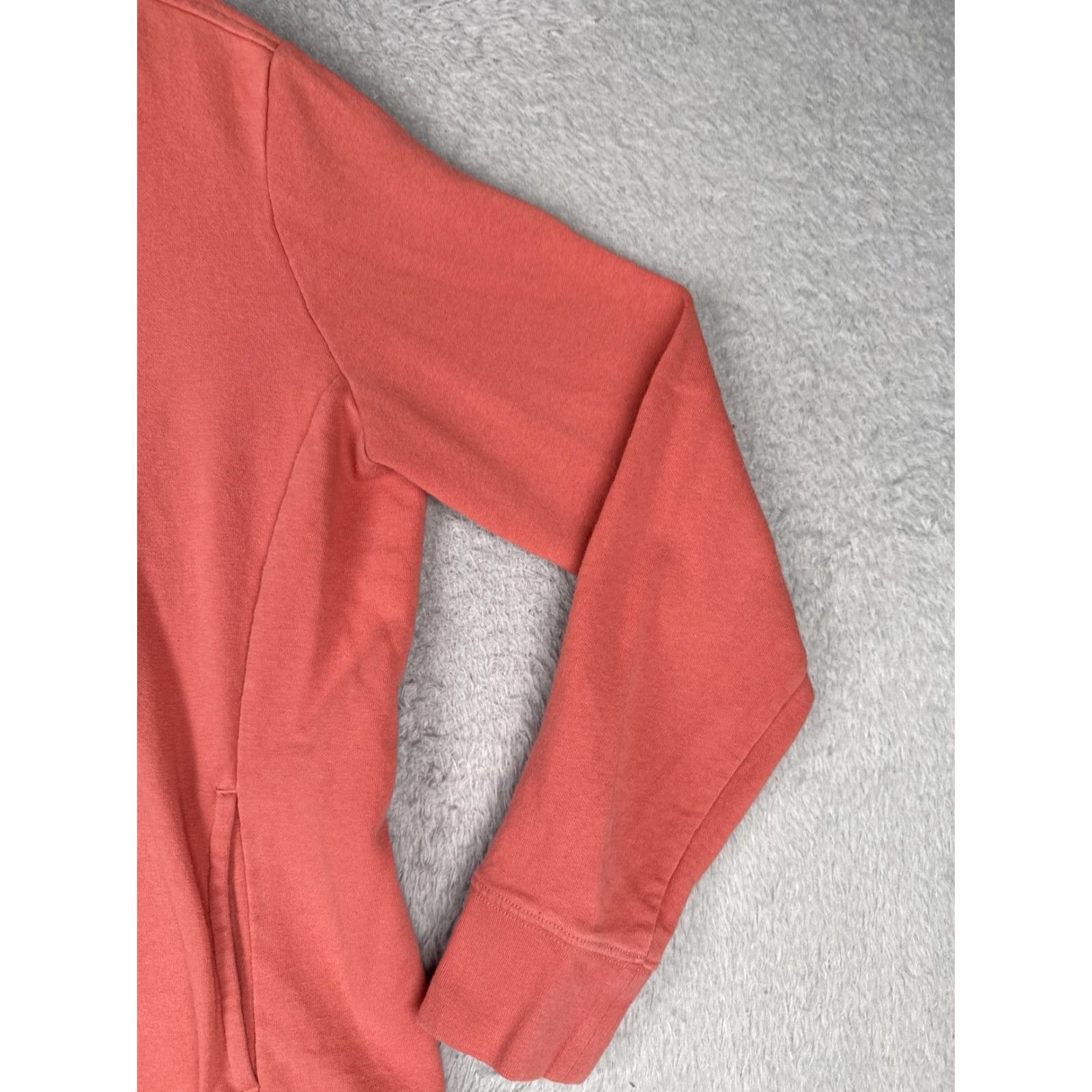 The North Face The North Face Hoodie Womens Large Pink Vertical Logo Fleece Sweatshirt Hike Size L / US 10 / IT 46 - 2 Thumbnail