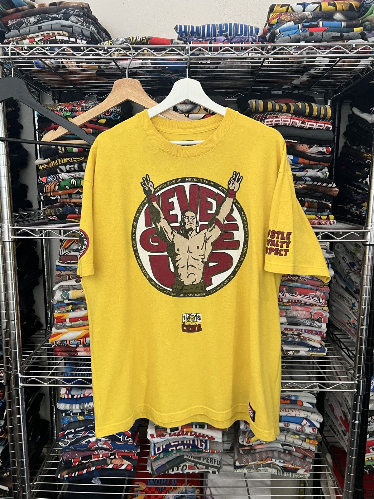 WWE WWE John Cena Never Give Up Tee Size US XL / EU 56 / 4 - 1 Thumbnail