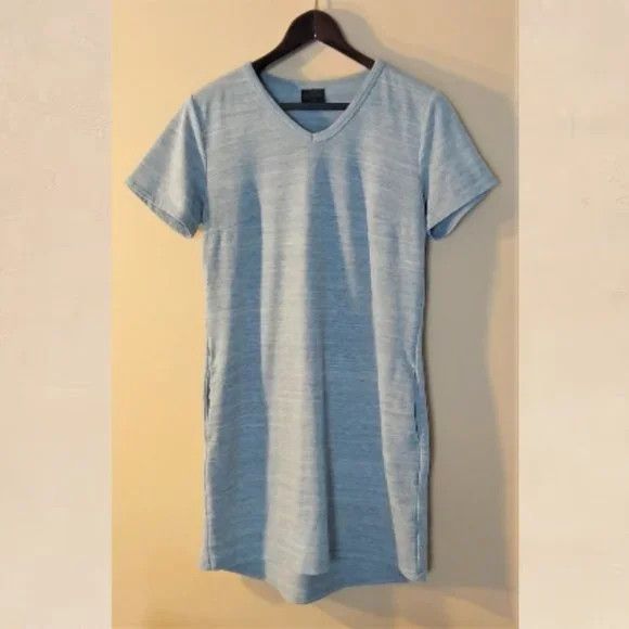 Other 32 Degrees Womens M Gray Shirt Dress Cozy Fleece Lined Soft Size M / US 6-8 / IT 42-44 - 5 Thumbnail