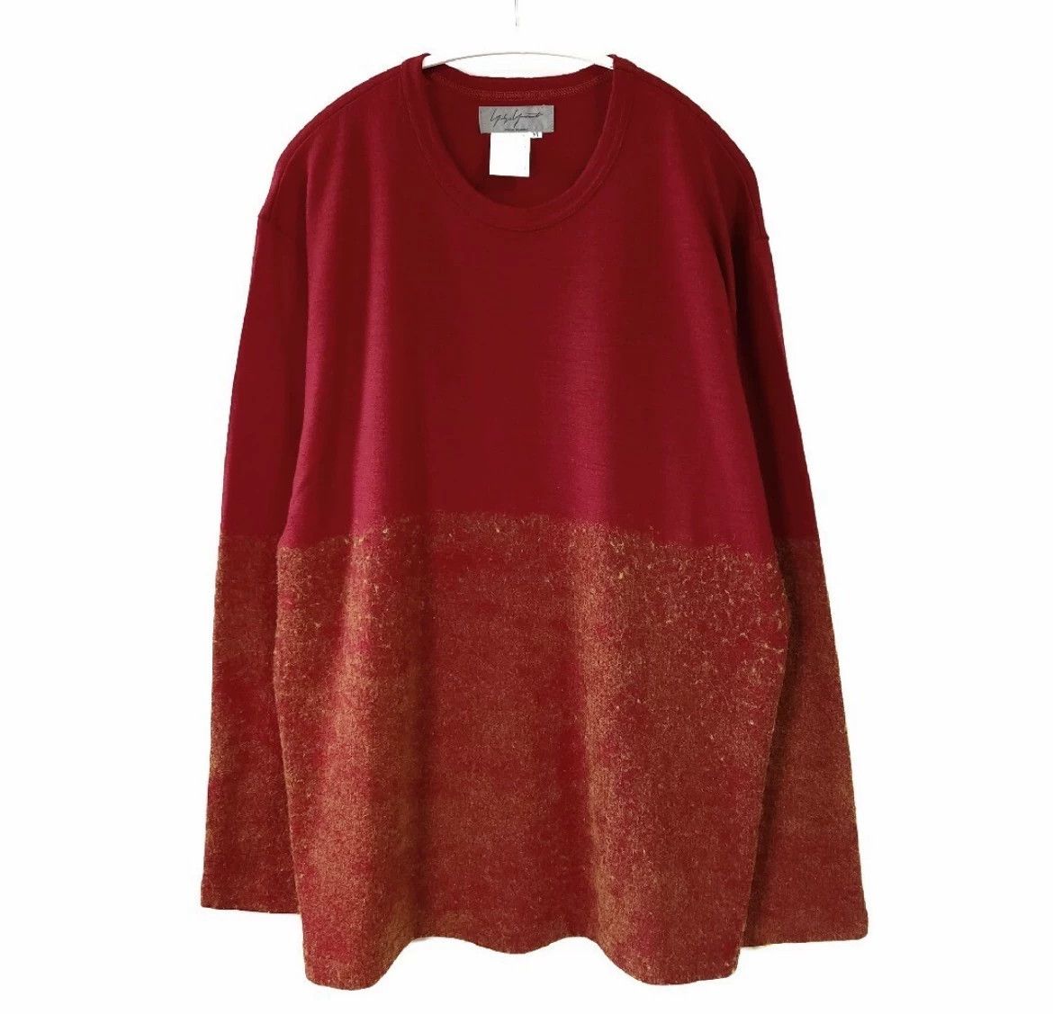 Yohji Yamamoto Yohji Yamamoto | 1996Aw Wool Long-Sleeved Knit Top -DMC Size US M / EU 48-50 / 2 - 1 Thumbnail