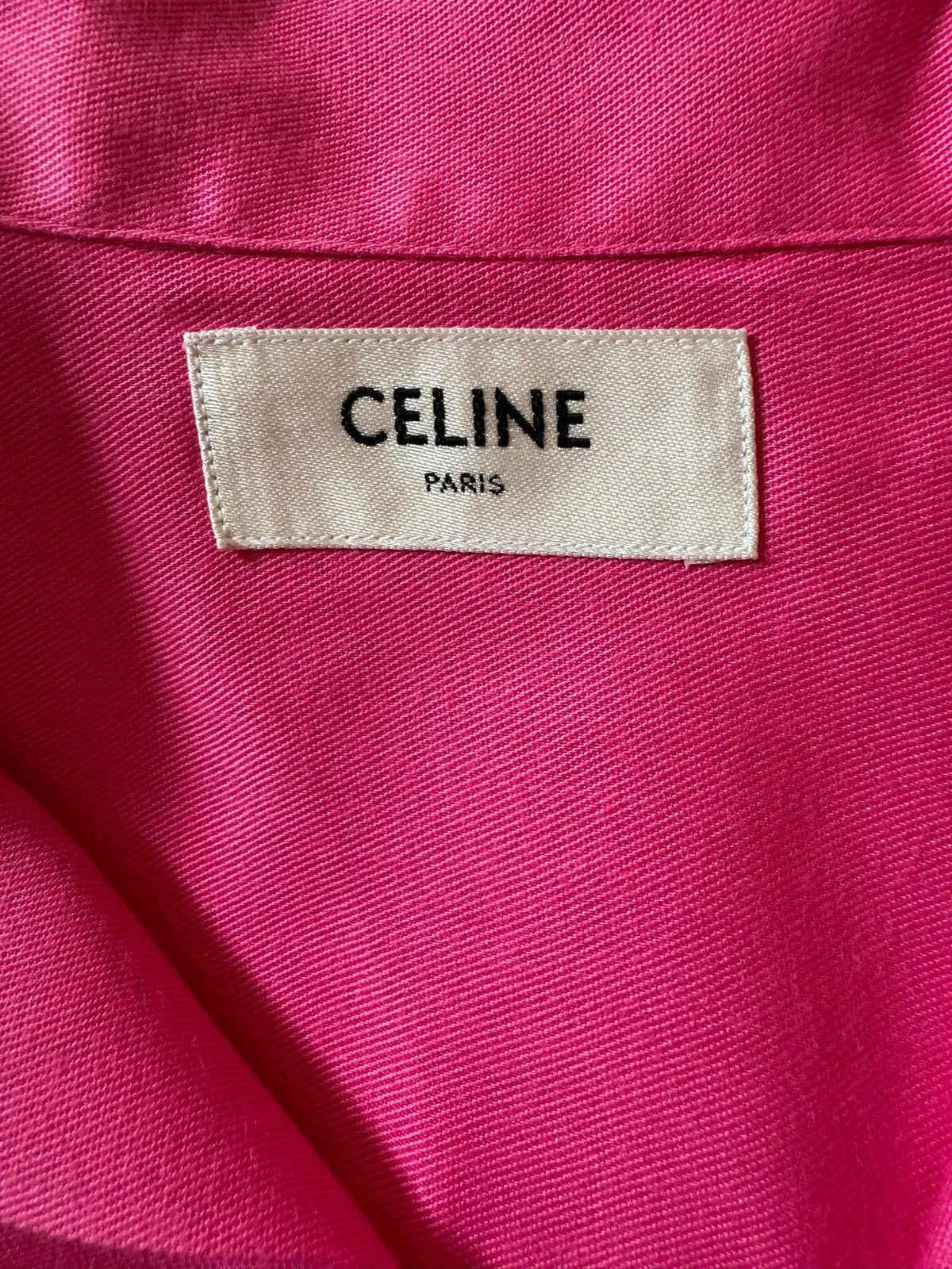 Celine × Hedi Slimane SS22 Loose Bowling Shirt Hawaiian Short Sleeve Size US S / EU 44-46 / 1 - 8 Thumbnail