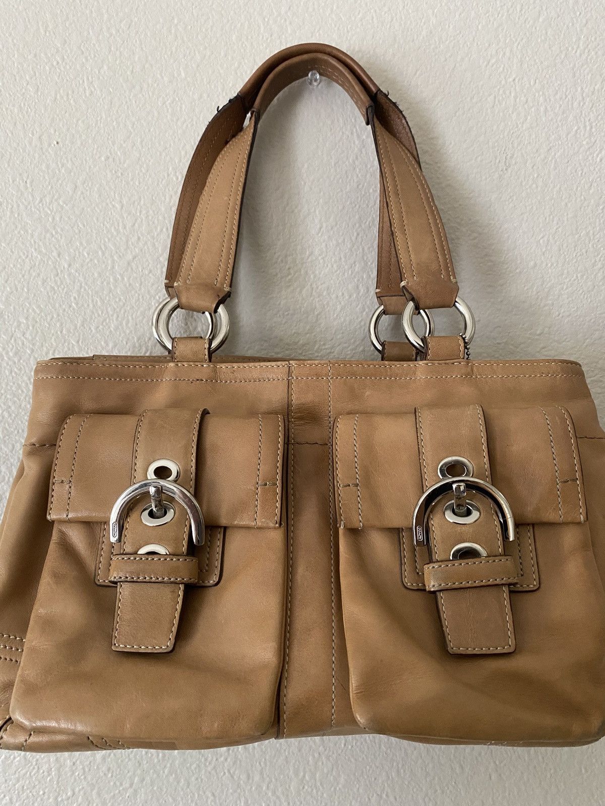 Coach Y2K Coach Medium Soho Tote Satchel Handbag 8A09 Size ONE SIZE - 4 Thumbnail