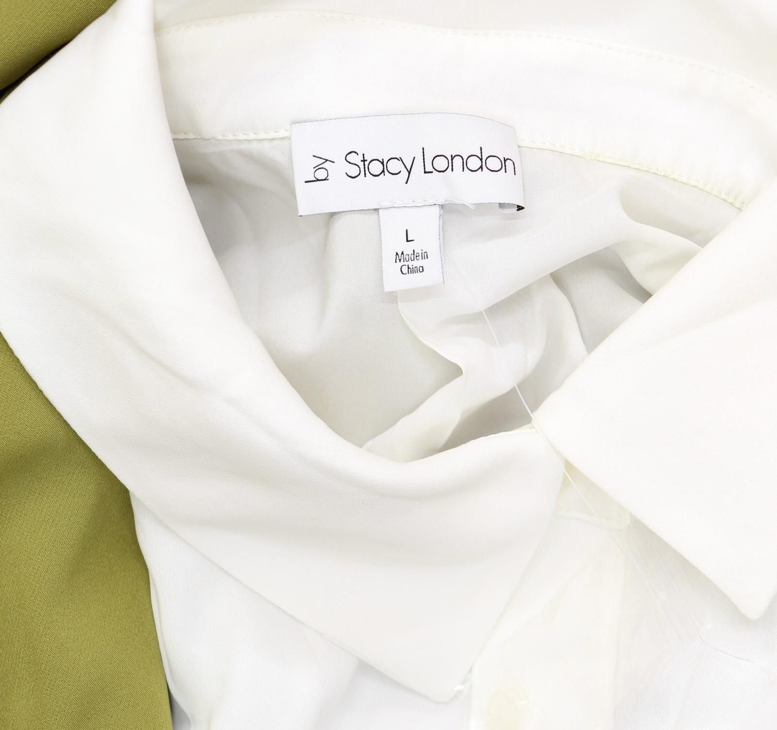 Other By Stacy London Attached Long Sleeve Collared Shirt Moss L Size L / US 10 / IT 46 - 3 Thumbnail