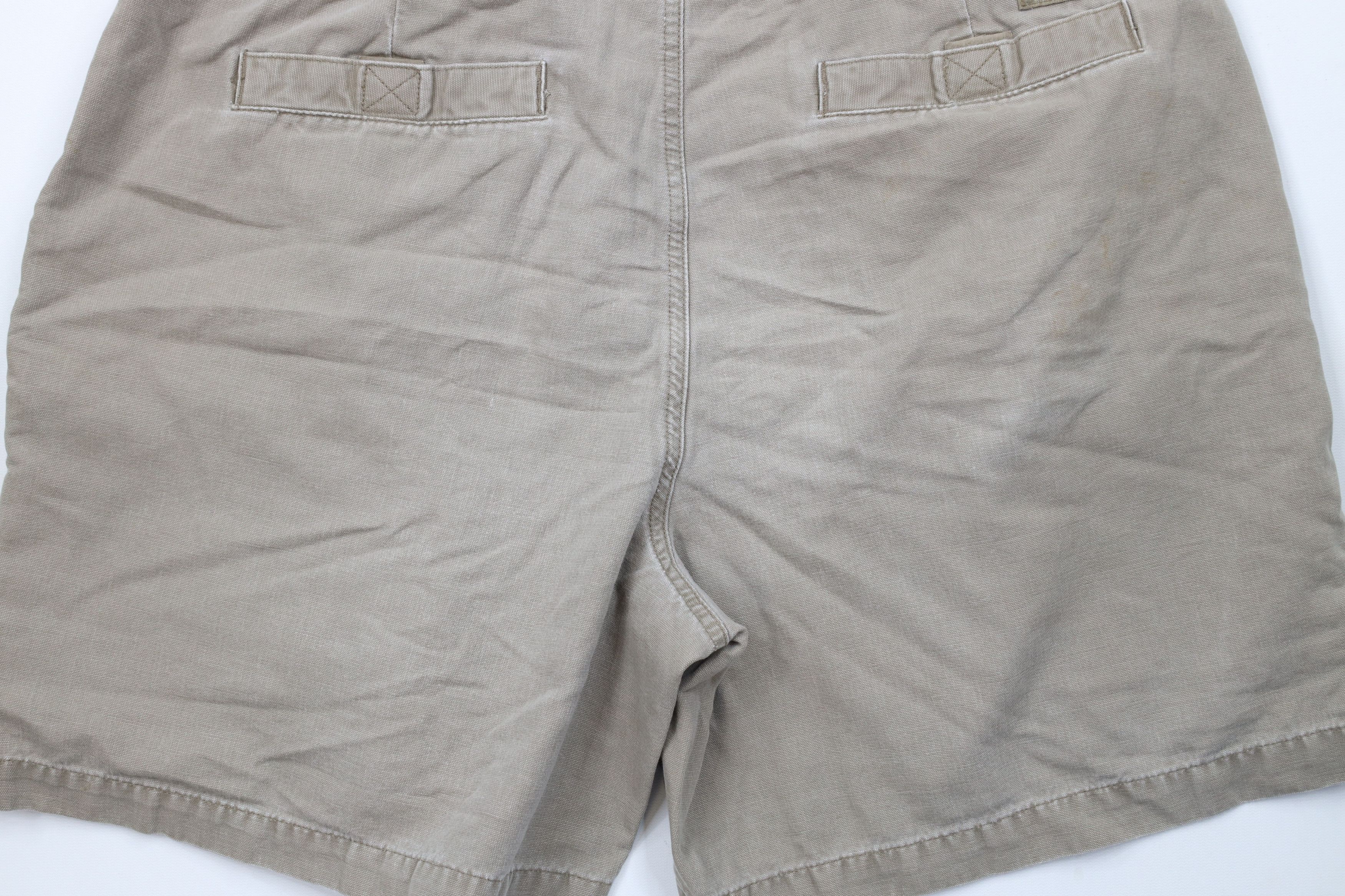 Columbia × Vintage Vintage Columbia Above Knee Cargo Shorts Beige Cotton Size US 36 / EU 52 - 11 Thumbnail