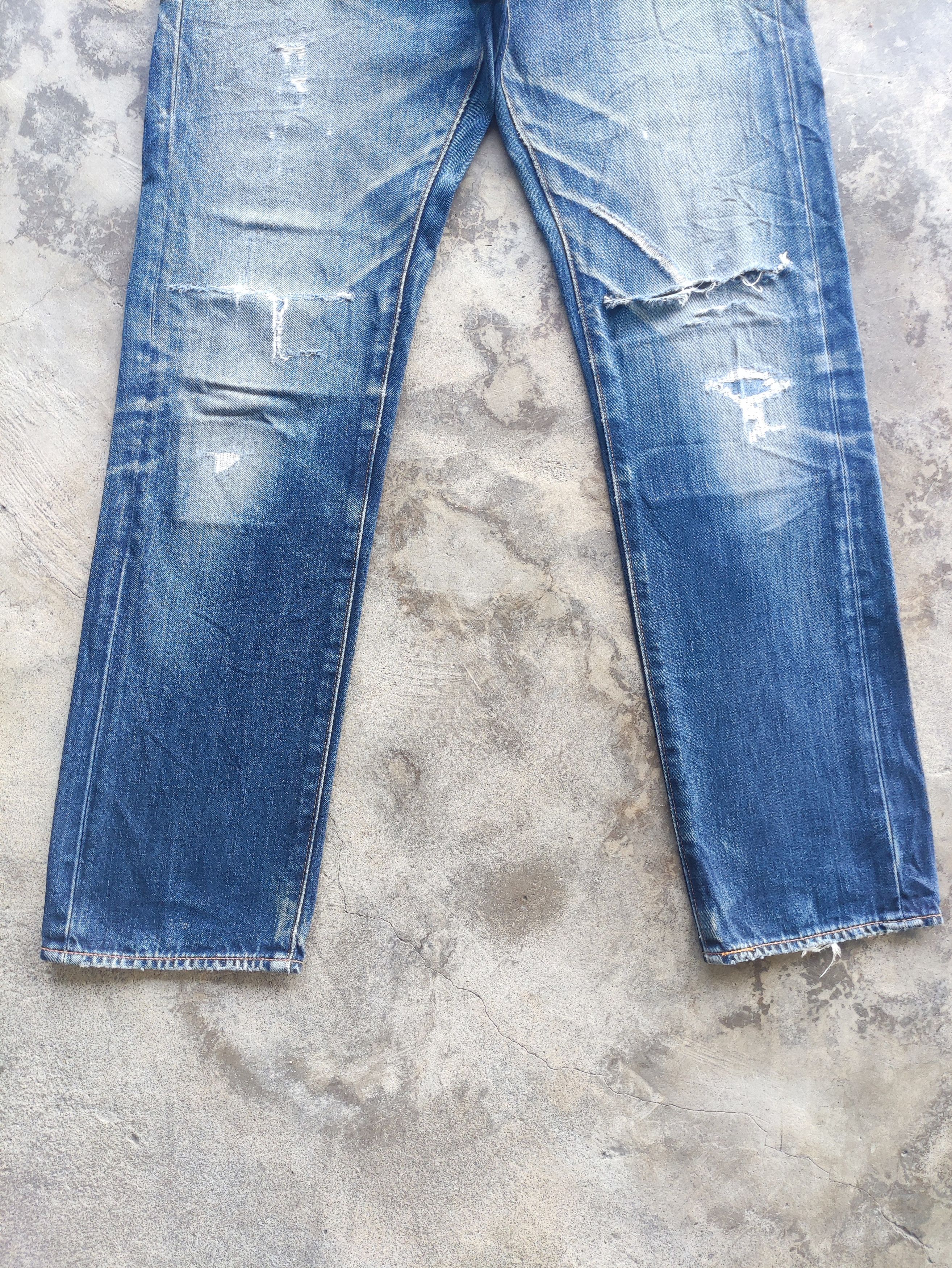 Levi's Vintage Levi's Distress Faded Jean Size US 34 / EU 50 - 4 Thumbnail