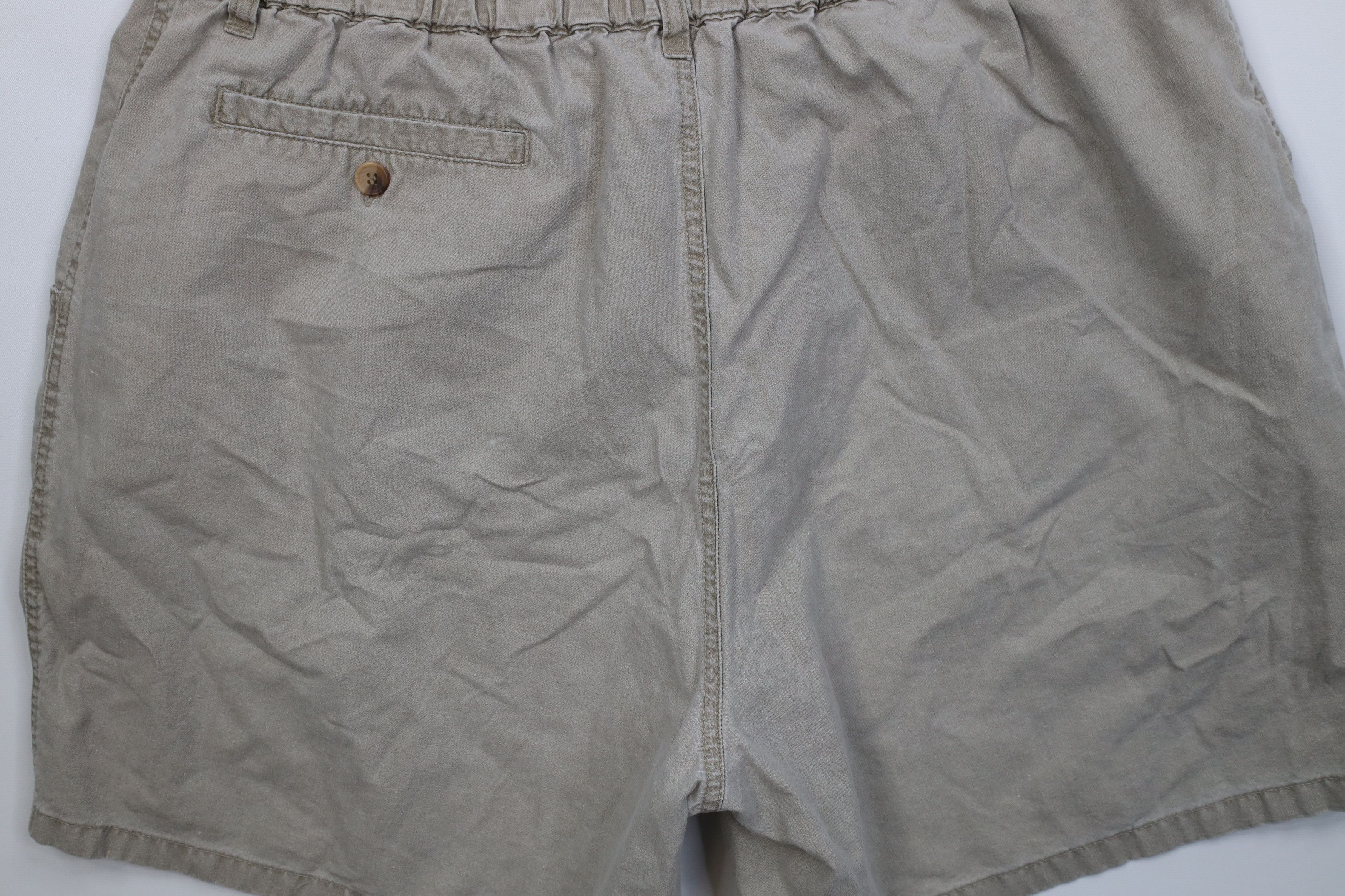 Vintage Vintage 90s Streetwear Stonewash Above Knee Chino Shorts Size US 36 / EU 52 - 10 Thumbnail