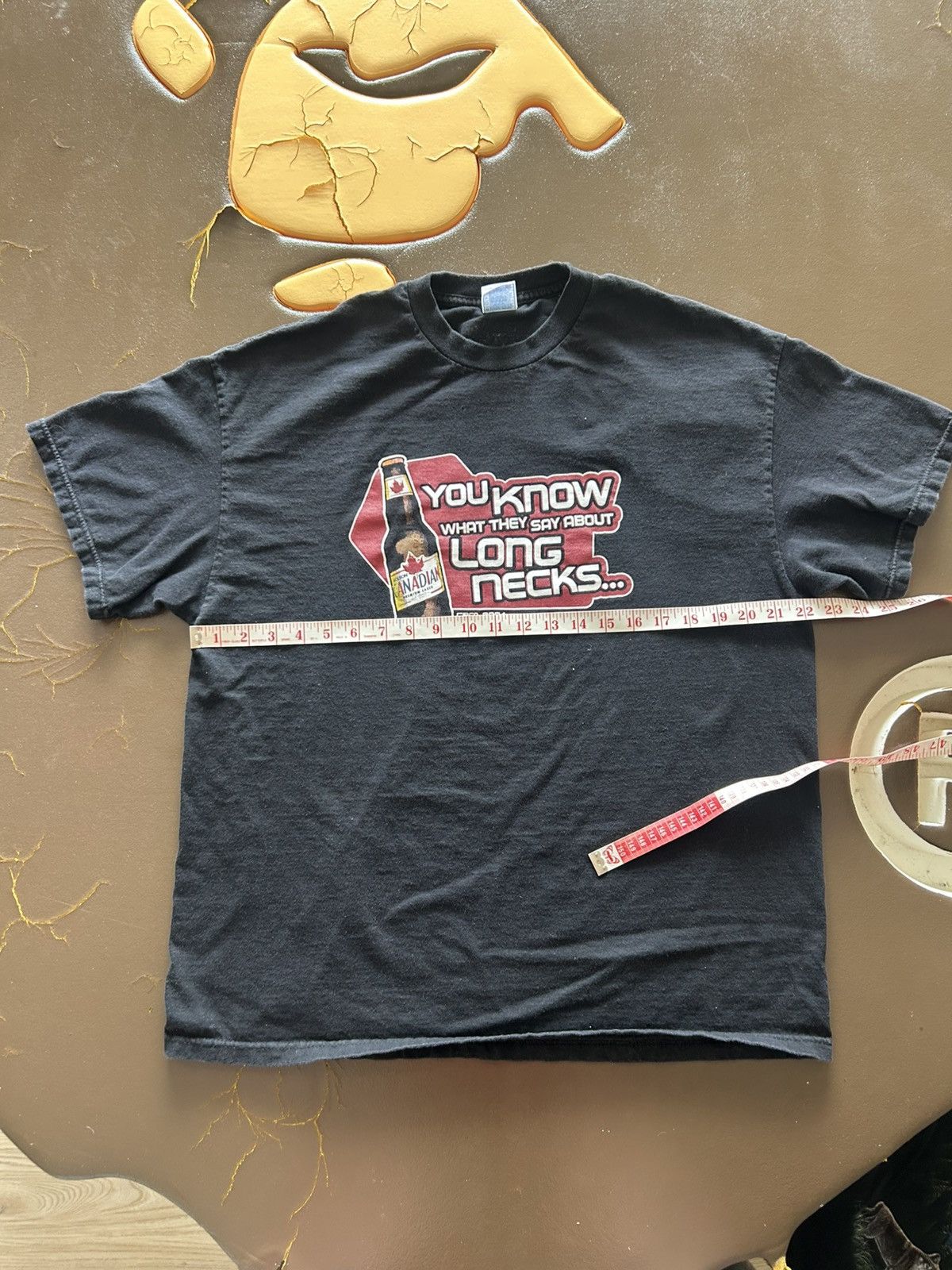 Budweiser Vintage Funny Beer Tee Satire Black Party Size US XL / EU 56 / 4 - 7 Thumbnail