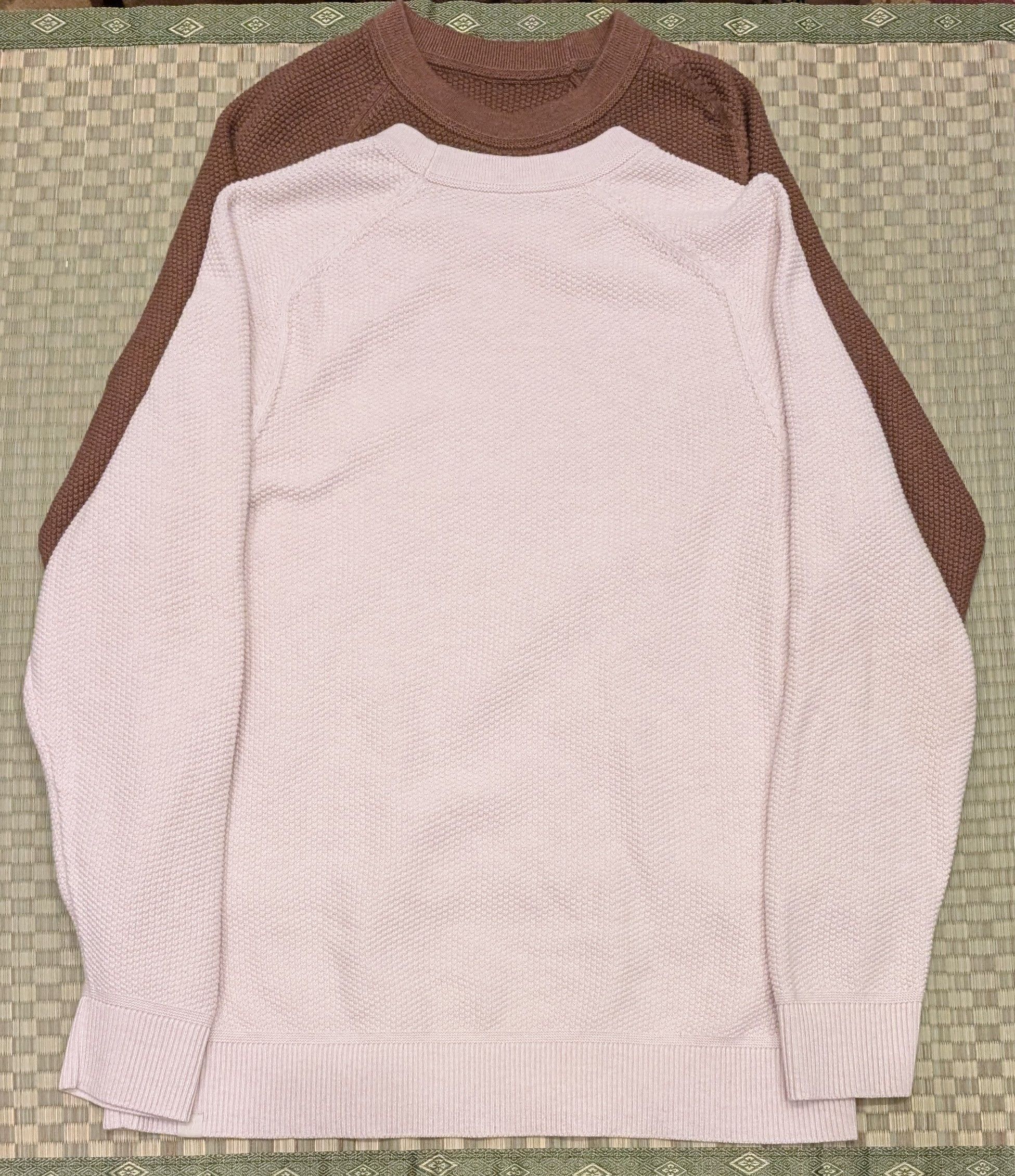 Lululemon Bundle of 2 Lululemon Textured Knit Crew Neck Sweatshirts Size US M / EU 48-50 / 2 - 2 Thumbnail