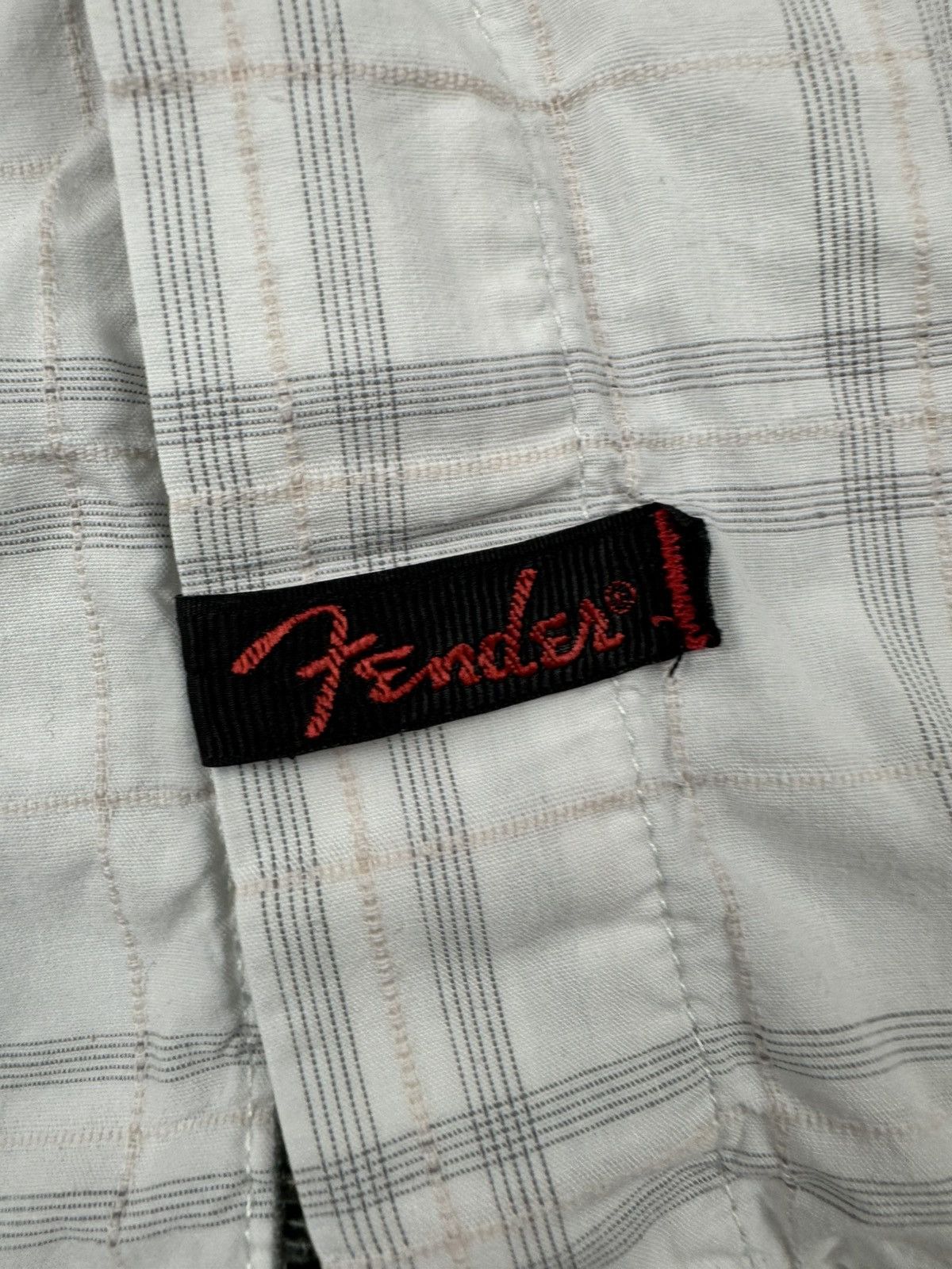 Fender Vintage Y2K Fender embroidered floral flower checked shirt Size US M / EU 48-50 / 2 - 12 Thumbnail