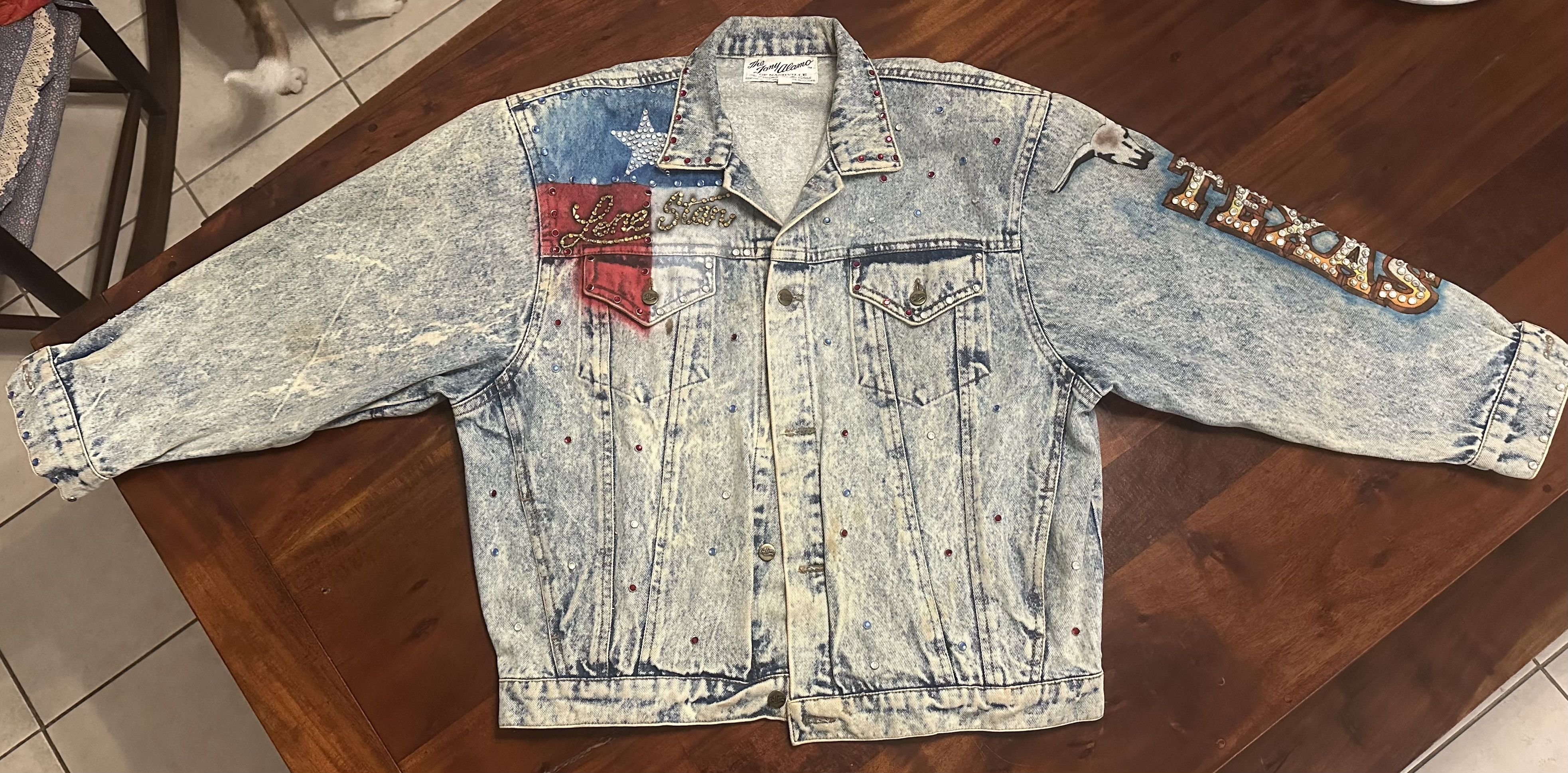 Other 1987 Tony Alamo of Nashville Texas Denim Jacket – Size L Size US L / EU 52-54 / 3 - 2 Thumbnail