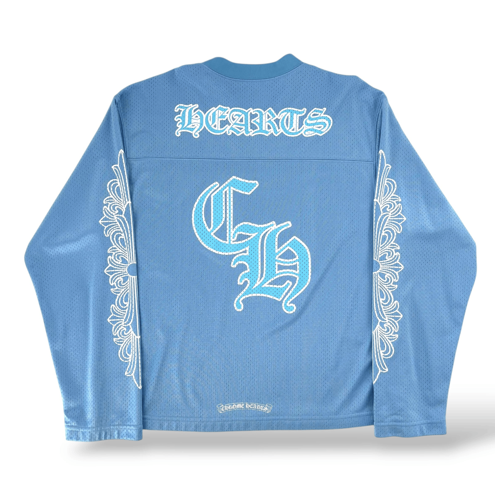 Chrome Hearts Sports Mesh Warm Up Jersey Blue - Like New