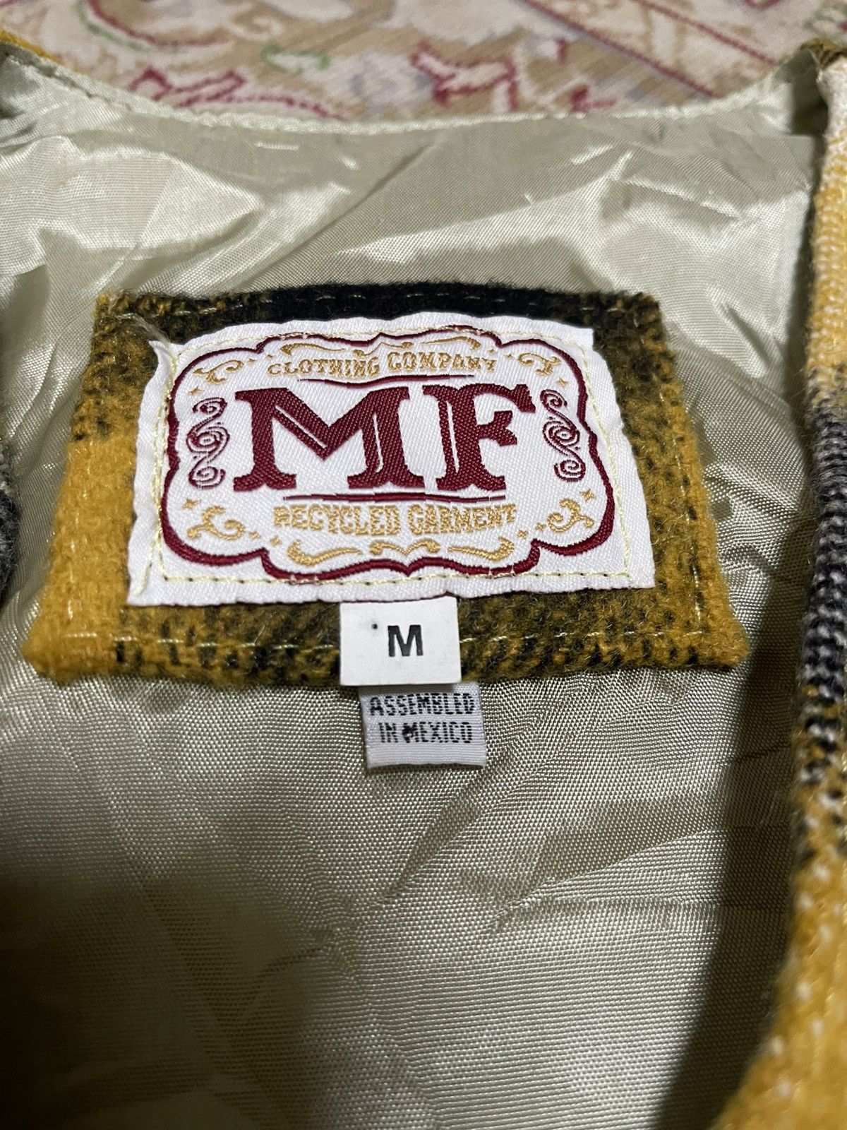 The Workers Club MF Recycled Garments Inspired Chimayo Vest Wool Jacket Size US XS / EU 42 / 0 - 3 Thumbnail