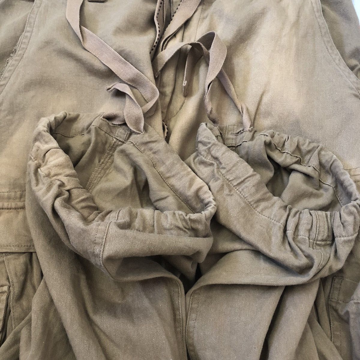 Abercrombie Heavy Destruction Stone Wash Cargo Tech Pants