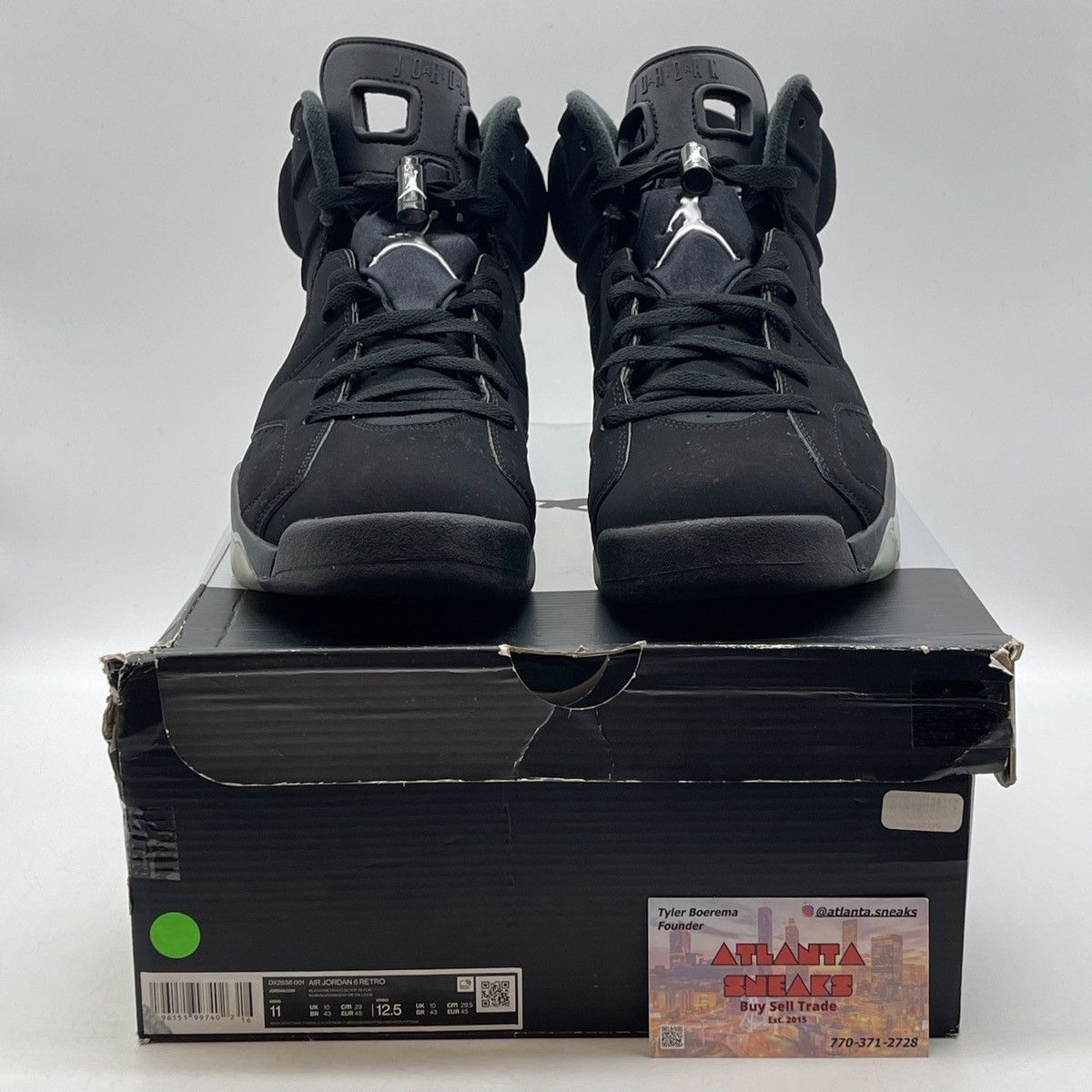 Jordan Brand Air Jordan 6 chrome Size US 11 / EU 44 - 2 Thumbnail