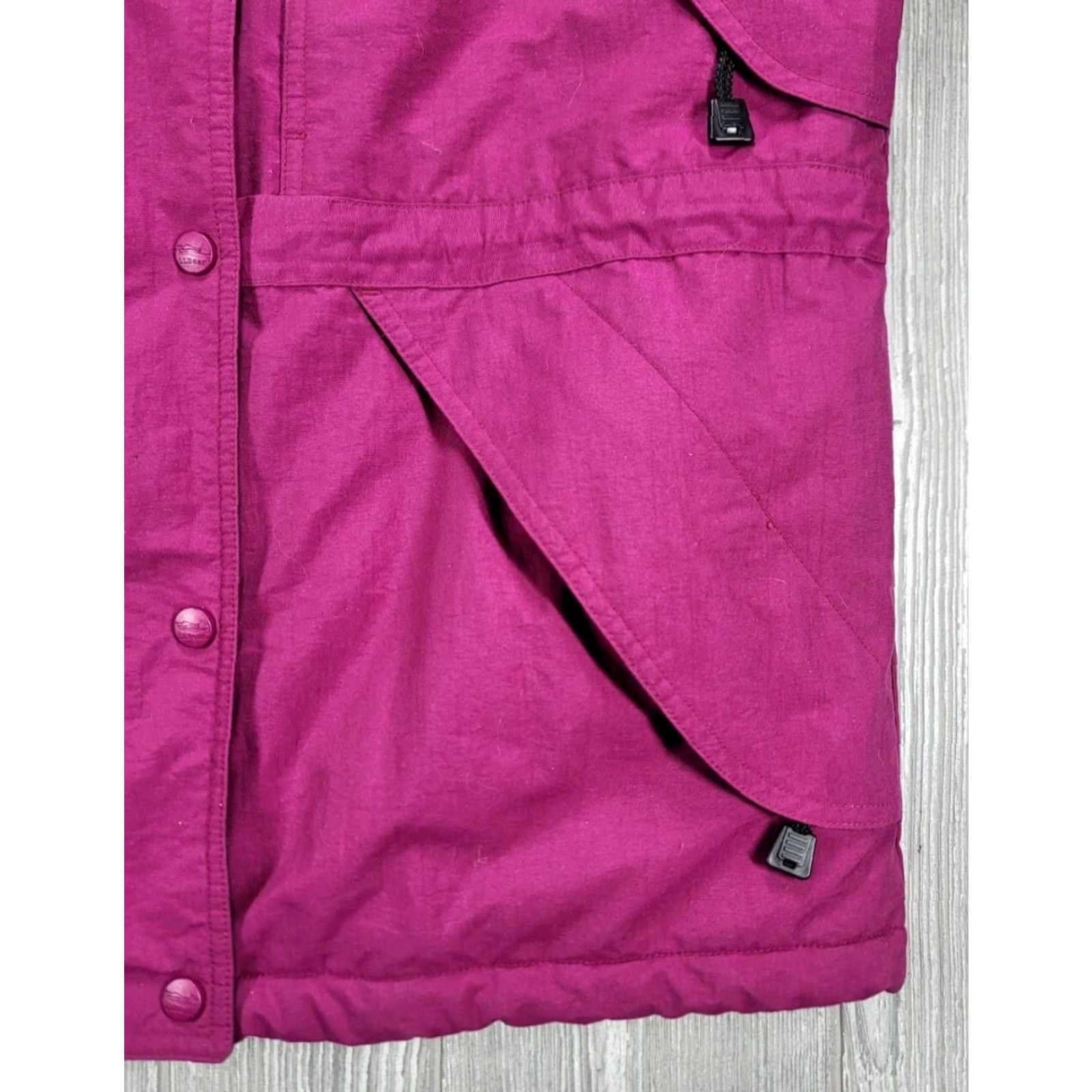 Vintage VINTAGE L.L. BEAN Women’s Petite M Pink&Black Thinsulate LiteLoft Insulated Parka Jacket Size M / US 6-8 / IT 42-44 - 6 Thumbnail