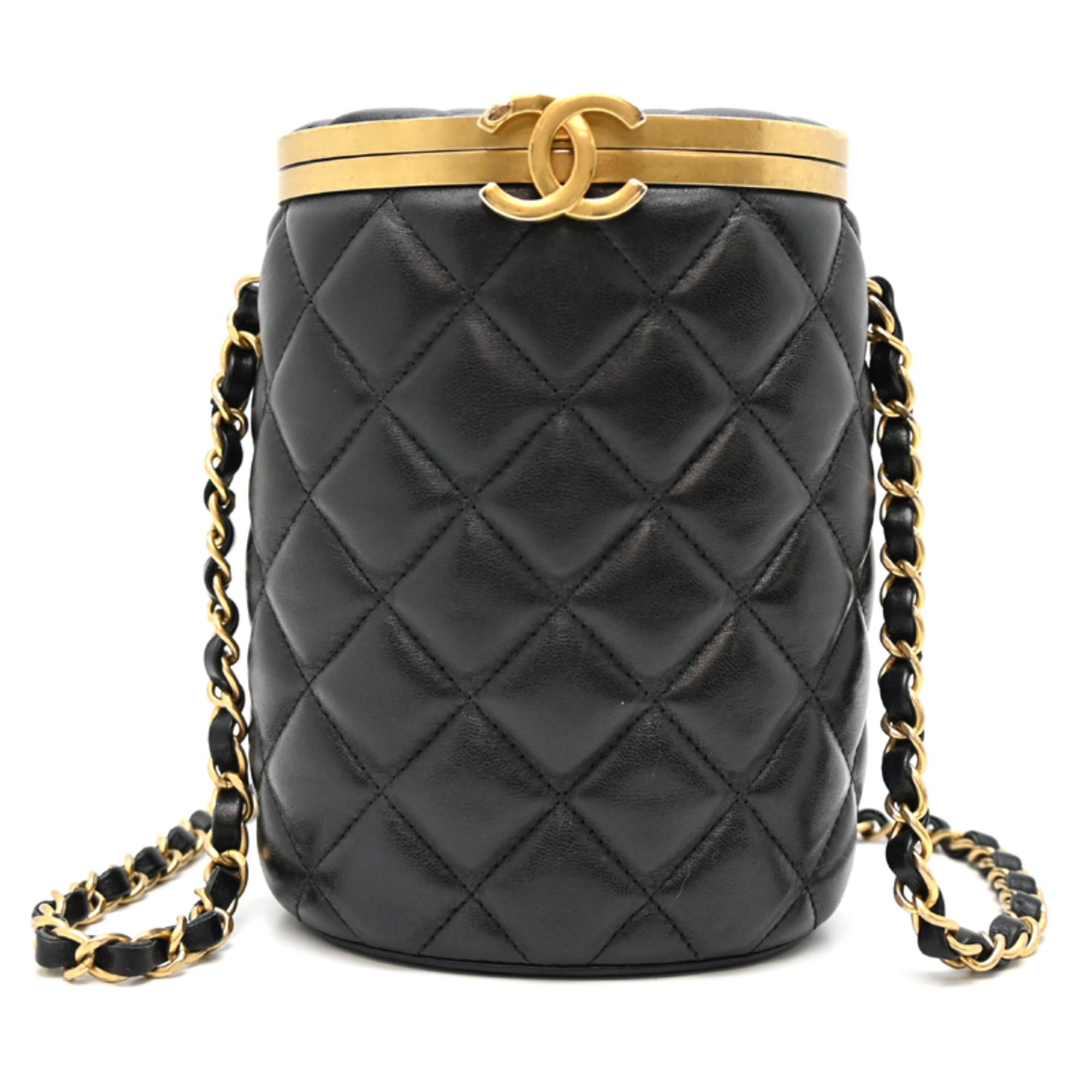 Chanel Chanel Vanity Women's Shoulder Bag AS2640 Lambskin Black Size ONE SIZE - 1 Thumbnail