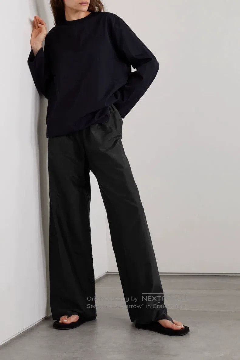 The Row The Row size M Double-Layered Silk Casual Pants Size 25" / US 0 / IT 36 - 1 Thumbnail