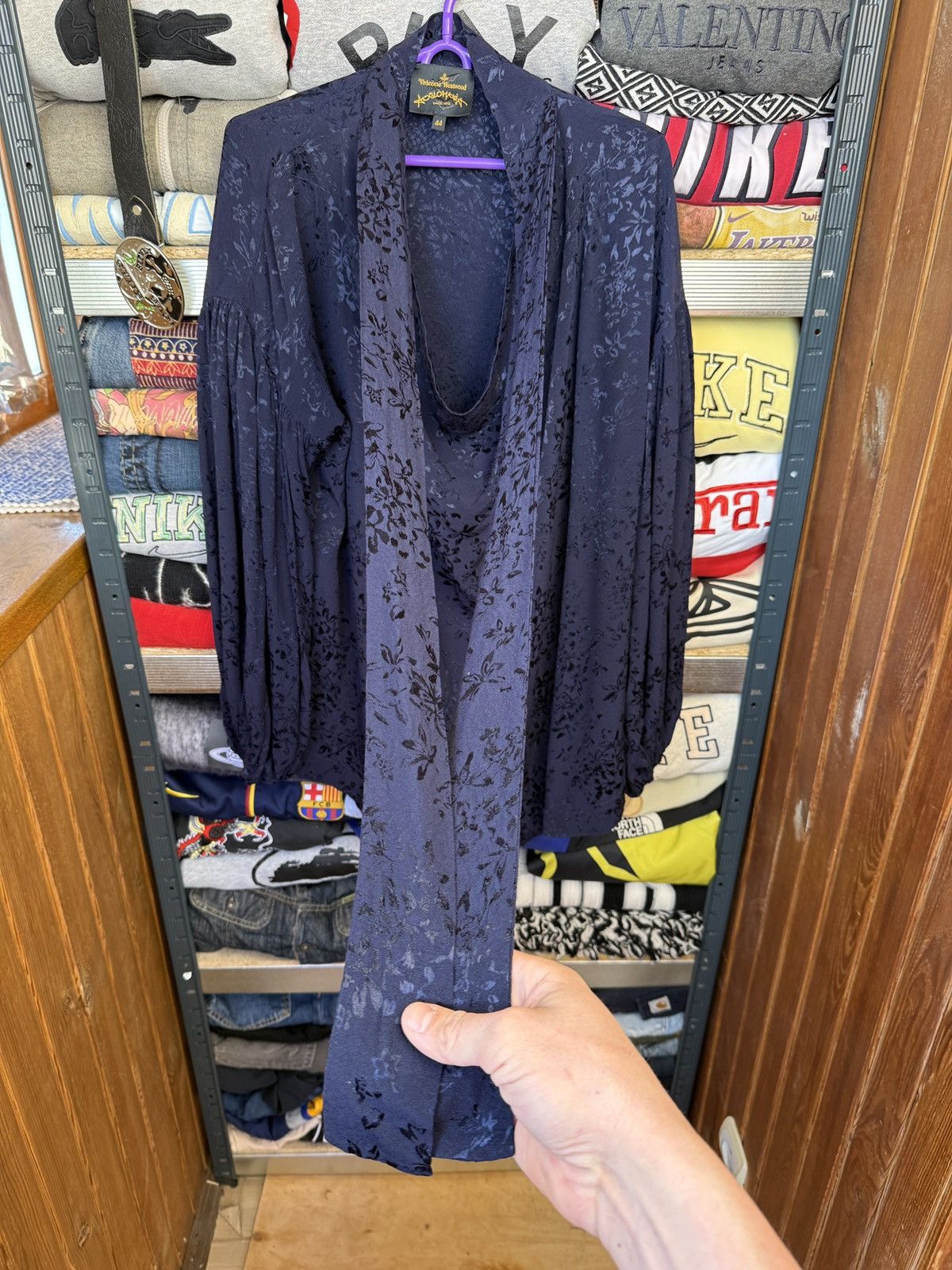 Vivienne Westwood Vivienne Westwood Anglomania Vintage Blue Shirt Blouse 44 Size M / US 6-8 / IT 42-44 - 2 Thumbnail