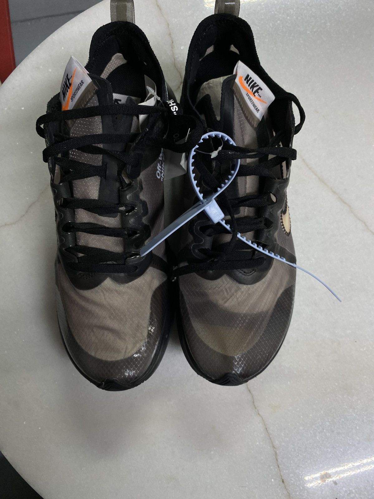 Other Off-White Nike Zoom Fly Black Mens Sneakers Size 8 Size US 8 / EU 41 - 11 Thumbnail