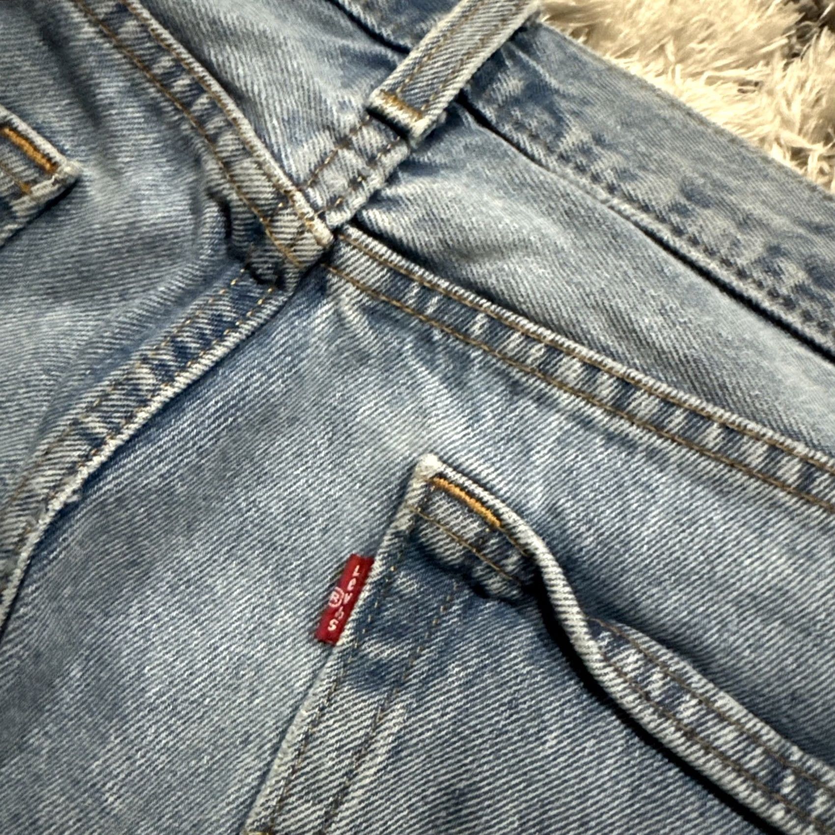 Levi's VINTAGE Levi’s 550 Jeans Men Blue Denim Straight 36x30 Inseam 30 Casual 00’s Style Size US 36 / EU 52 - 3 Thumbnail