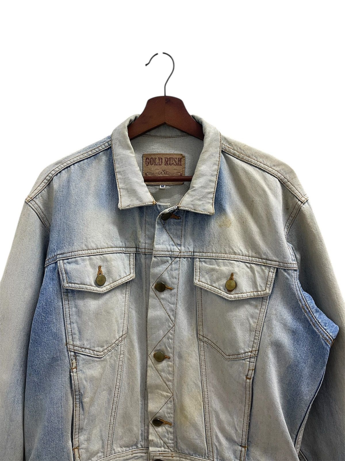 Edwin Vintage Gold Rush X Edwin Sunfaded Trucker Jacket Size US M / EU 48-50 / 2 - 2 Thumbnail