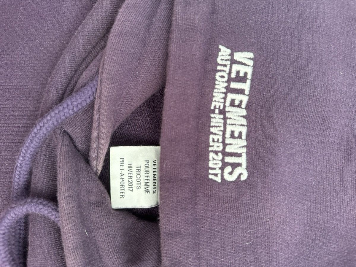 Vetements Vetements Sexual Fantasy Cropped Hoodie w/ Shoulder Pads Size XS / US 0-2 / IT 36-38 - 3 Thumbnail