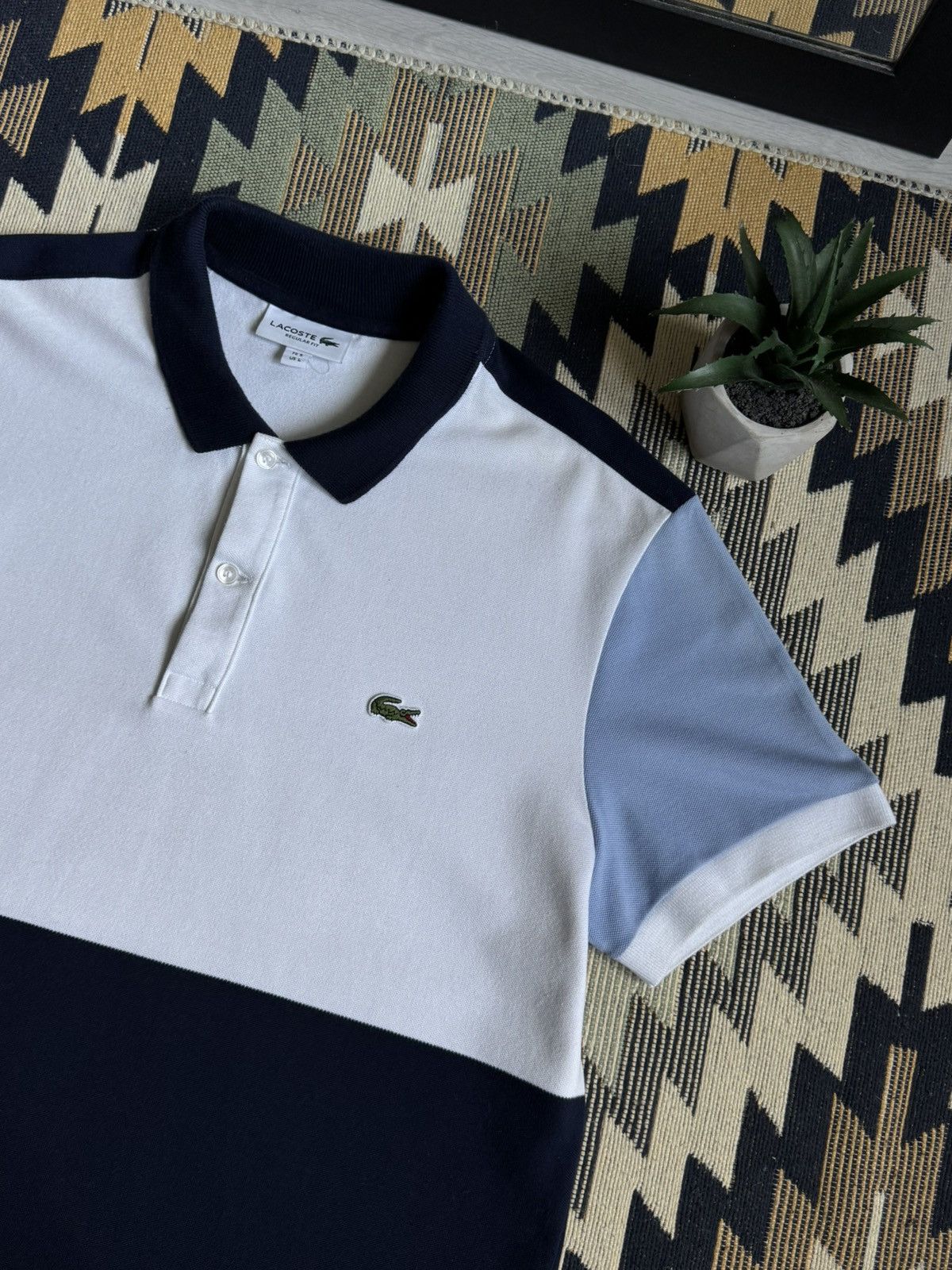 Lacoste Vintage Lacoste Luxury Polo T-shirt Size US L / EU 52-54 / 3 - 5 Thumbnail