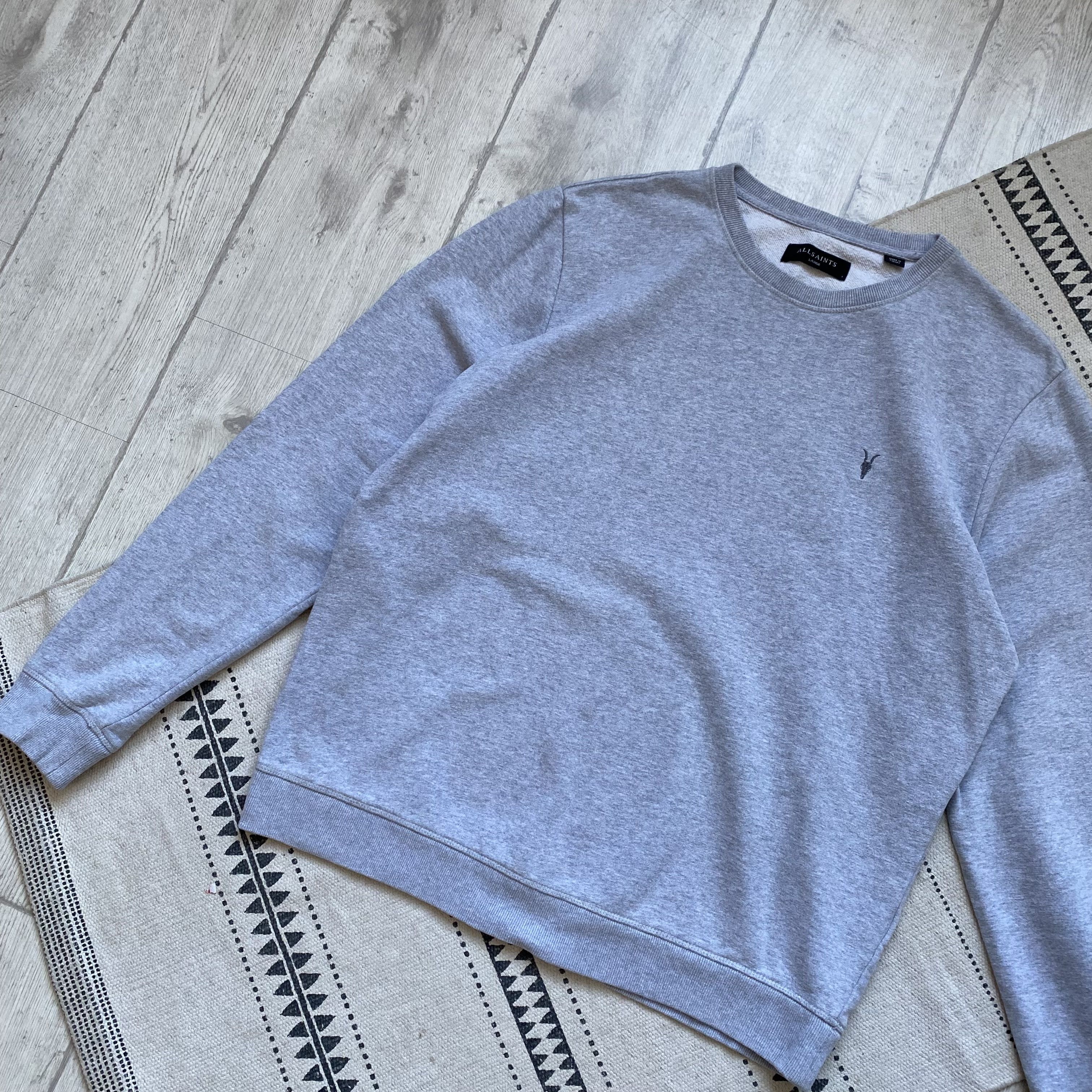 Allsaints Designer Allsaint sweatshirt Crewneck mini logo Size US L / EU 52-54 / 3 - 8 Thumbnail