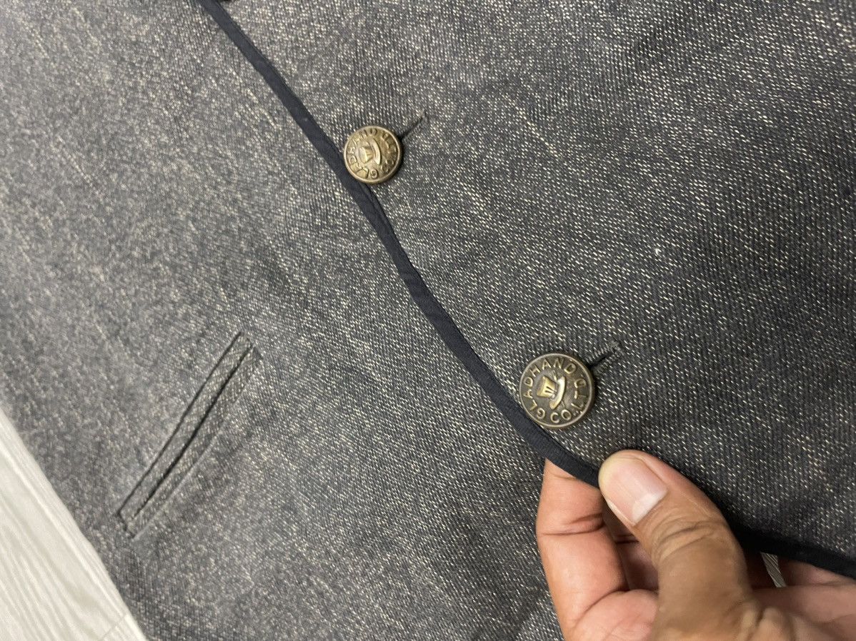 Japanese Brand × Vintage Japanese denim glad hand vest jacket Size US M / EU 48-50 / 2 - 8 Thumbnail