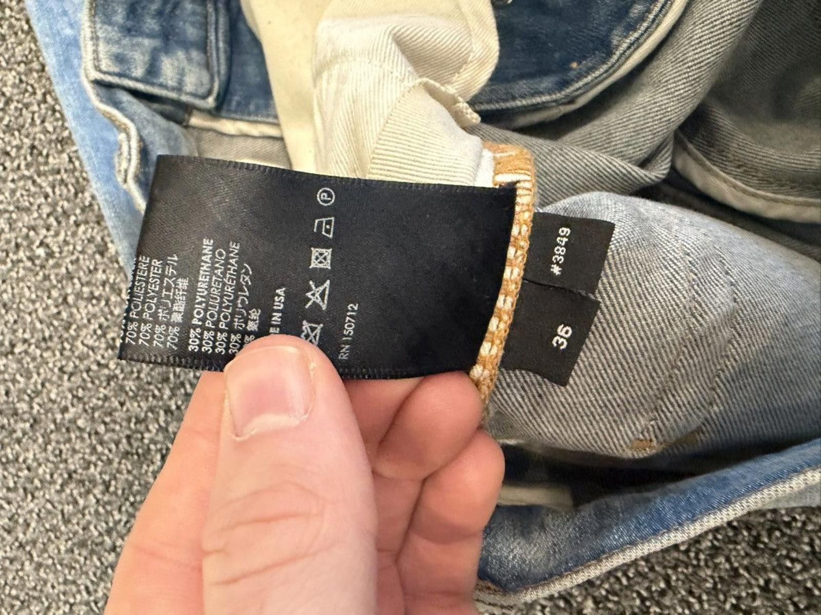 Amiri Amiri MX1 red patch jeans Size US 36 / EU 52 - 4 Thumbnail