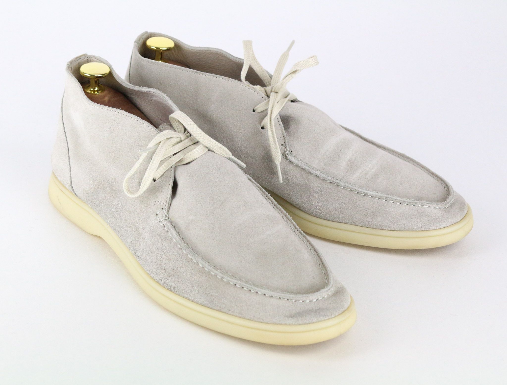 Suitsupply EU42 Light Grey Suede High-Top Formal 72747 Size US 9 / EU 42 - 1 Thumbnail