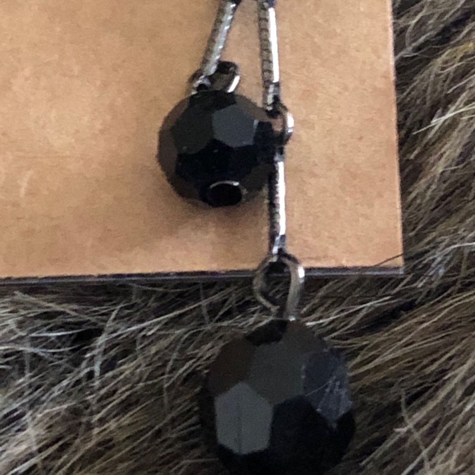 Vintage Vintage faux medieval coin black crystal earrings Size ONE SIZE - 4 Thumbnail