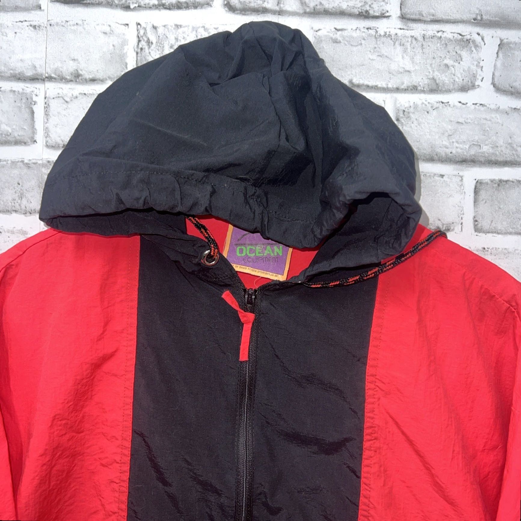 Equipment VINTAGE Ocean Equipments Windbreaker Jacket Mens Size M Half Zip Pullover Black Size US M / EU 48-50 / 2 - 3 Thumbnail