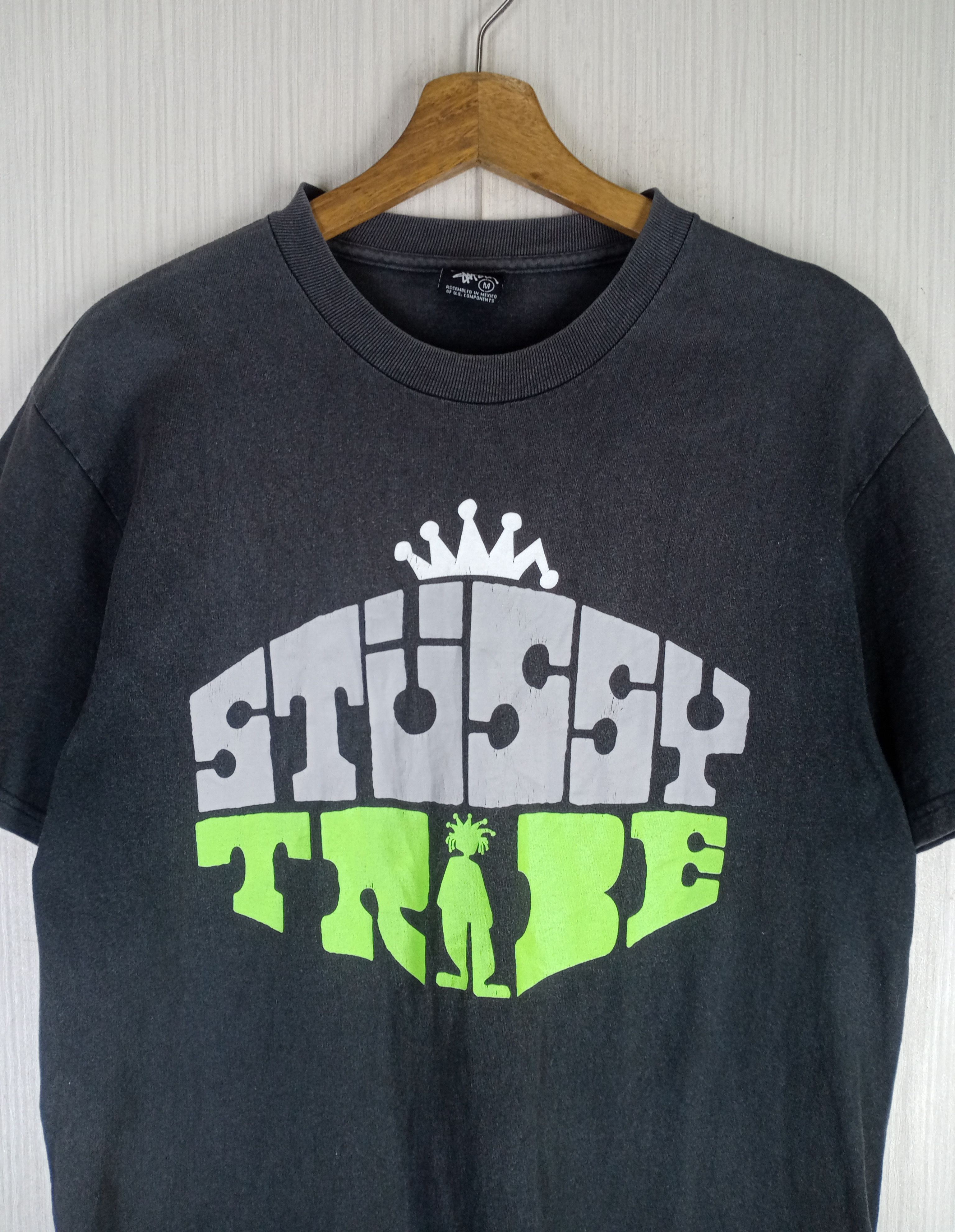 Stussy × Vintage Rare Vintage Stussy Tribe Tshirt Size US M / EU 48-50 / 2 - 2 Thumbnail