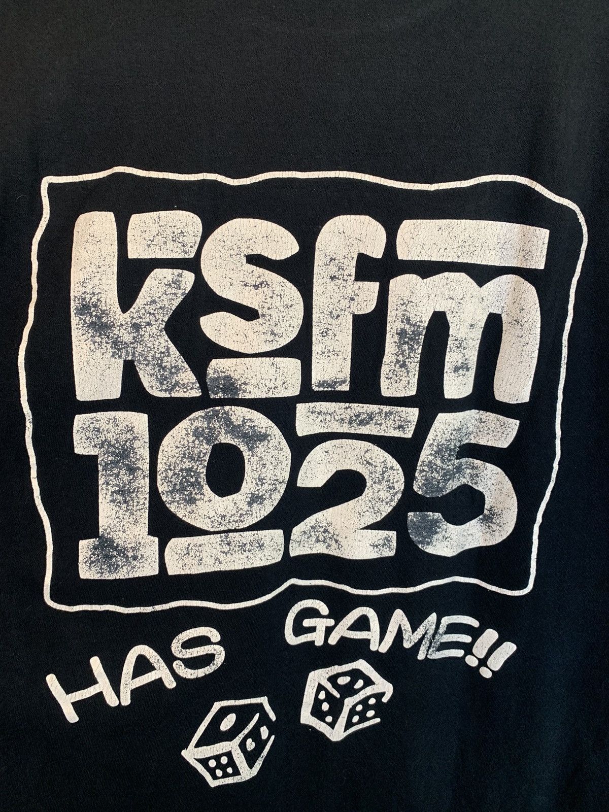 Band Tees × Rap Tees × Vintage *RARE* Vintage 90s KSFM 102.5 Has Game Rap Tee Radio T-Shirt Size US XL / EU 56 / 4 - 4 Thumbnail