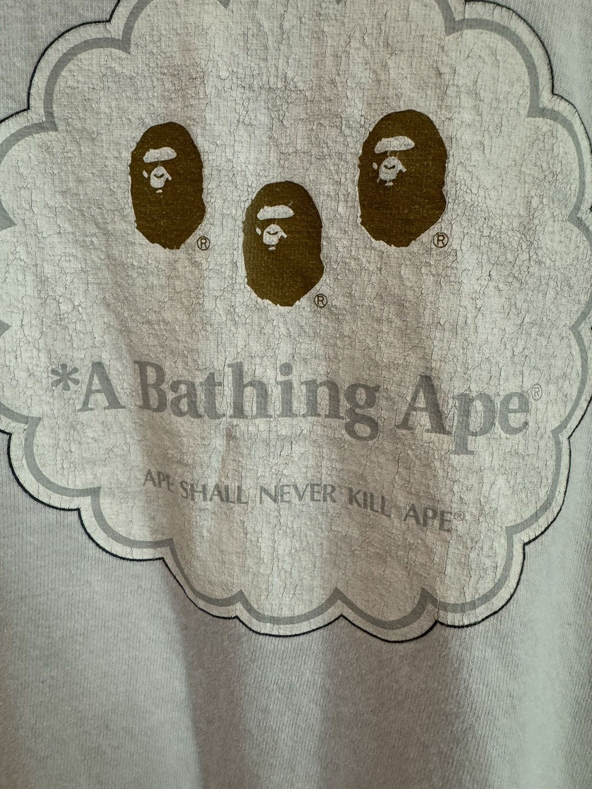 Bape 3 headed logo tee Size US M / EU 48-50 / 2 - 2 Thumbnail